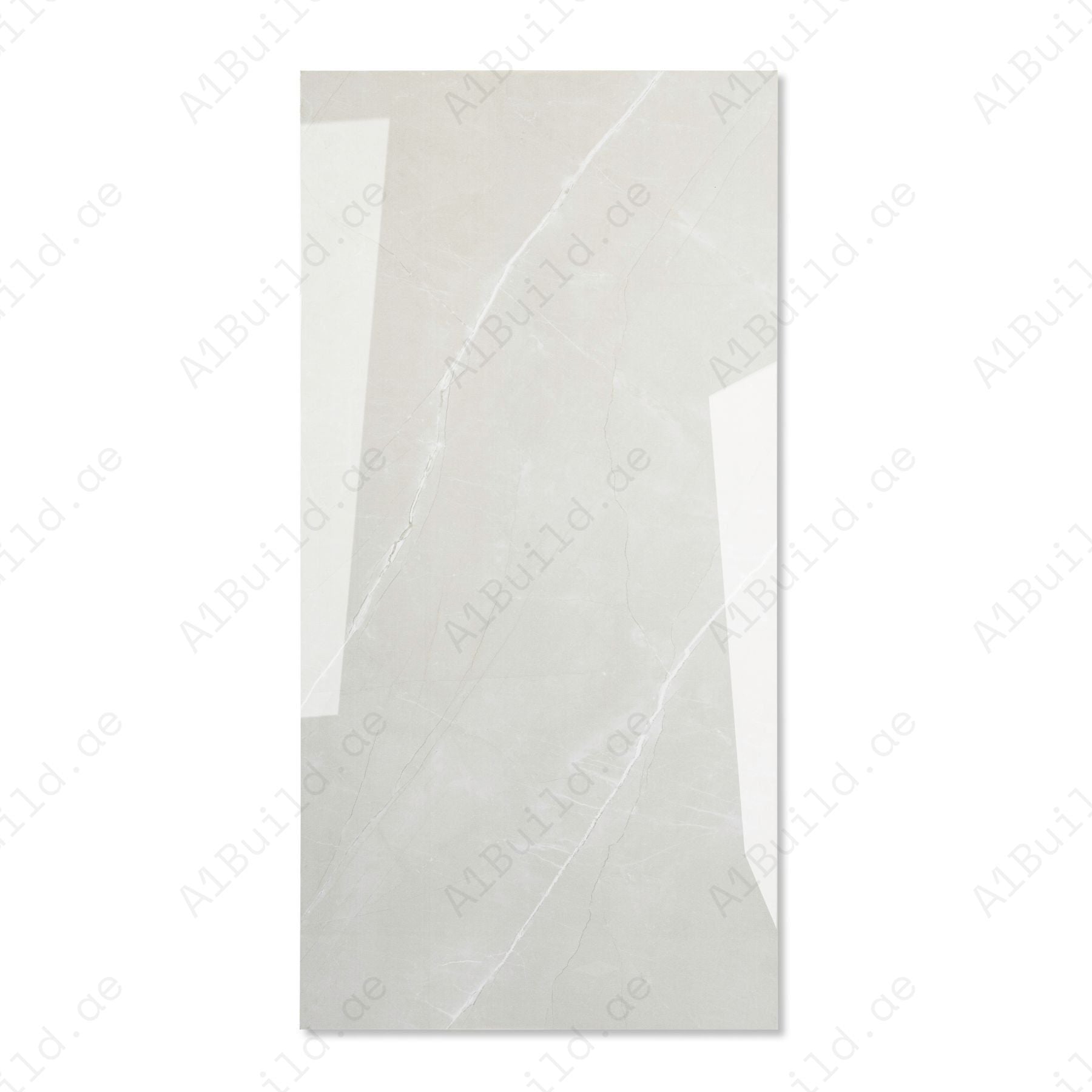Milano White glossy marble effect porcelain tile 60x120cm with 9mm thickness delivers clean white elegance for luxury interiors.