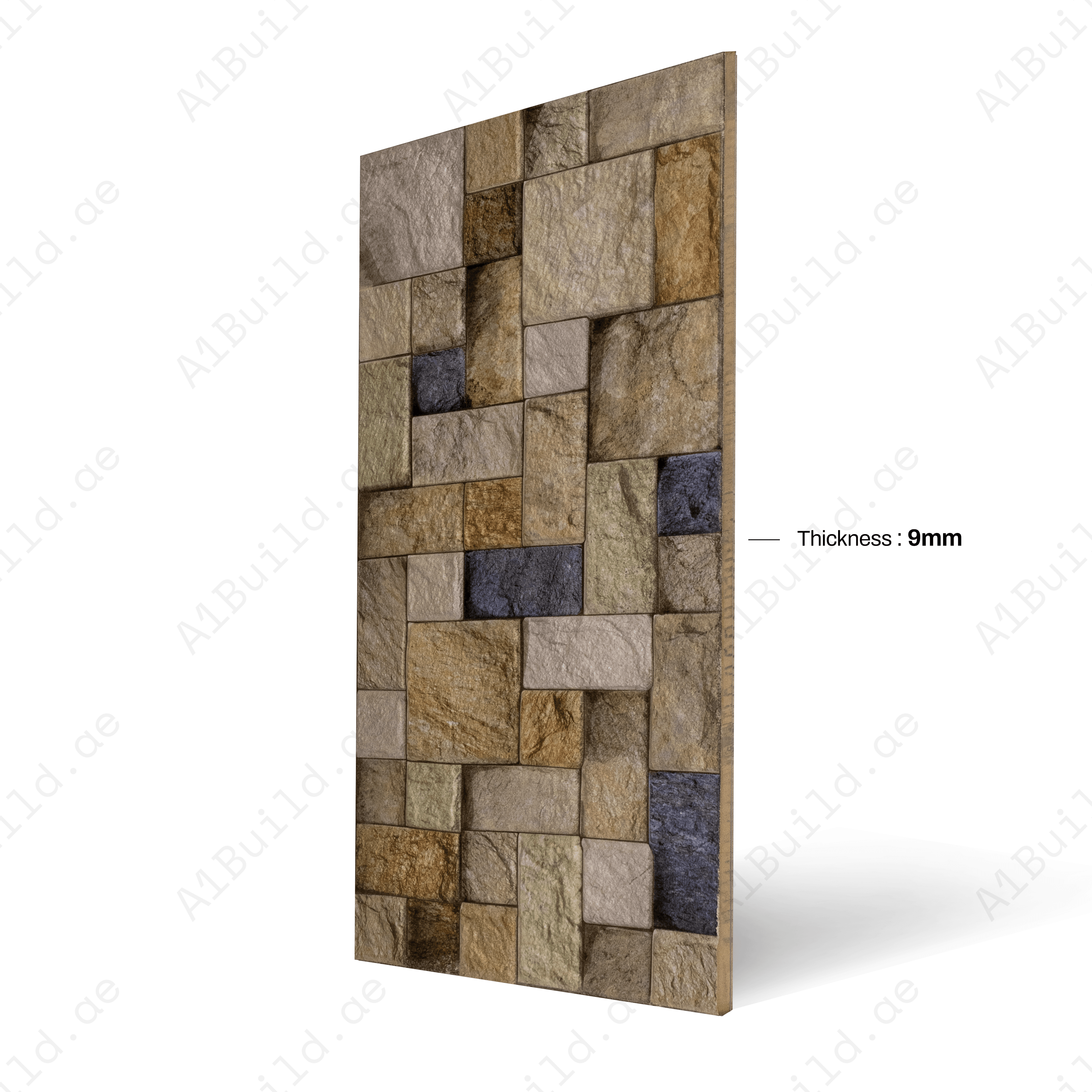 Monaco 08 30x60cm porcelain tile with 09mm thickness. Elegant stone-look design, durable and versatile for walls, floors, and modern interiors.