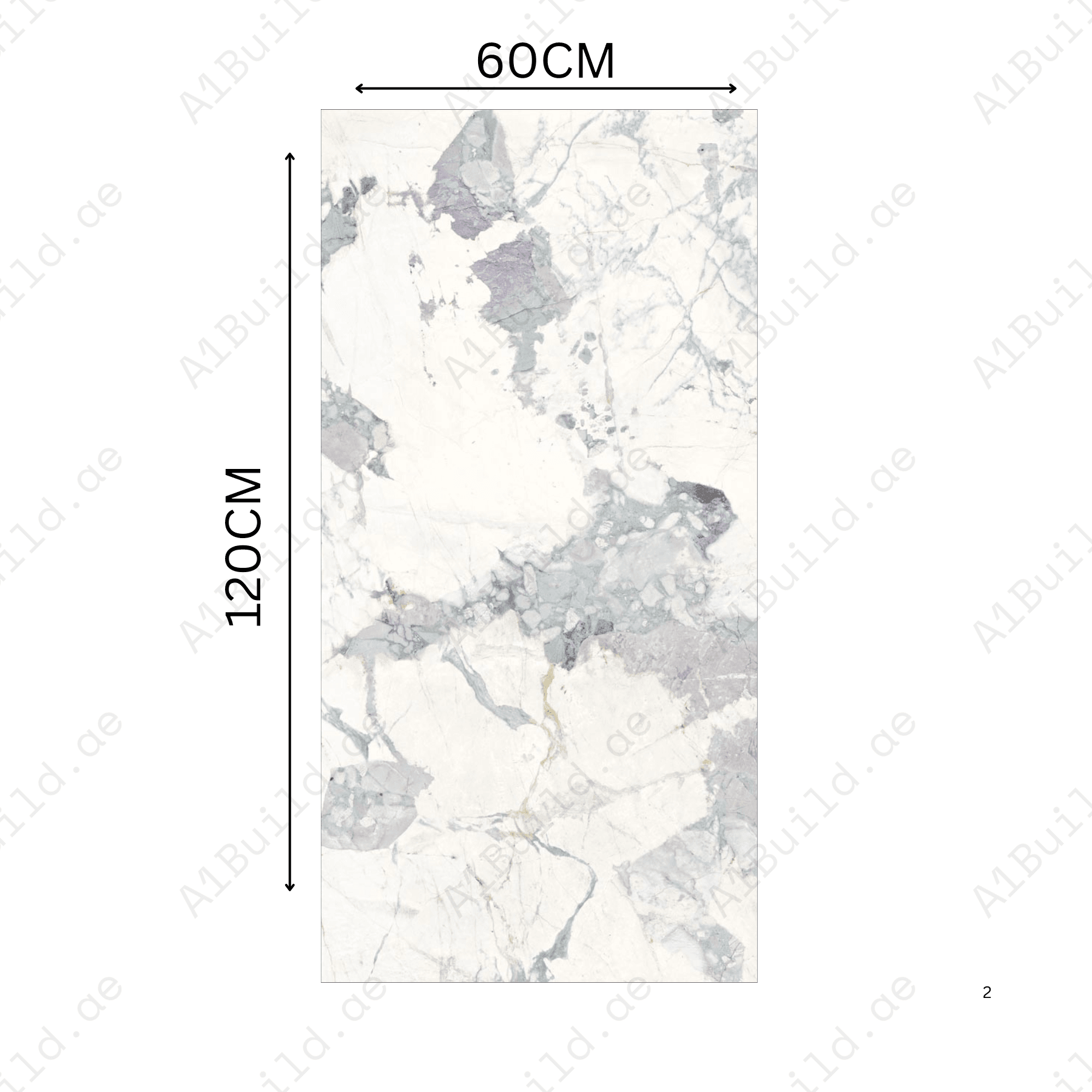 MONTI VENATO 60x120cm Antiglare Matt Porcelain Tile – 09MM