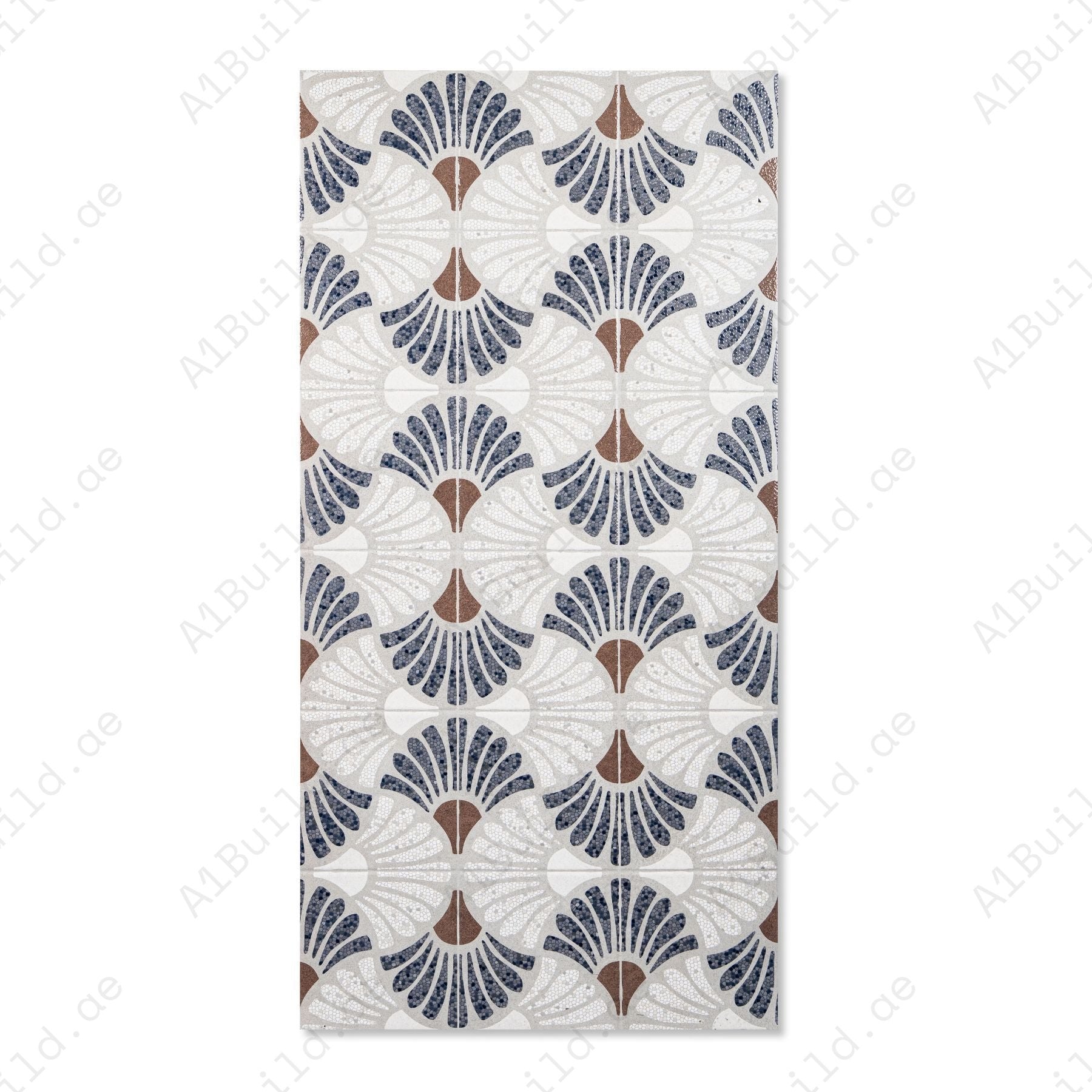 Mosaican Grey 60x120cm porcelain tile with craftech matt finish. Durable, stylish, and slip-resistant for modern walls and flooring.