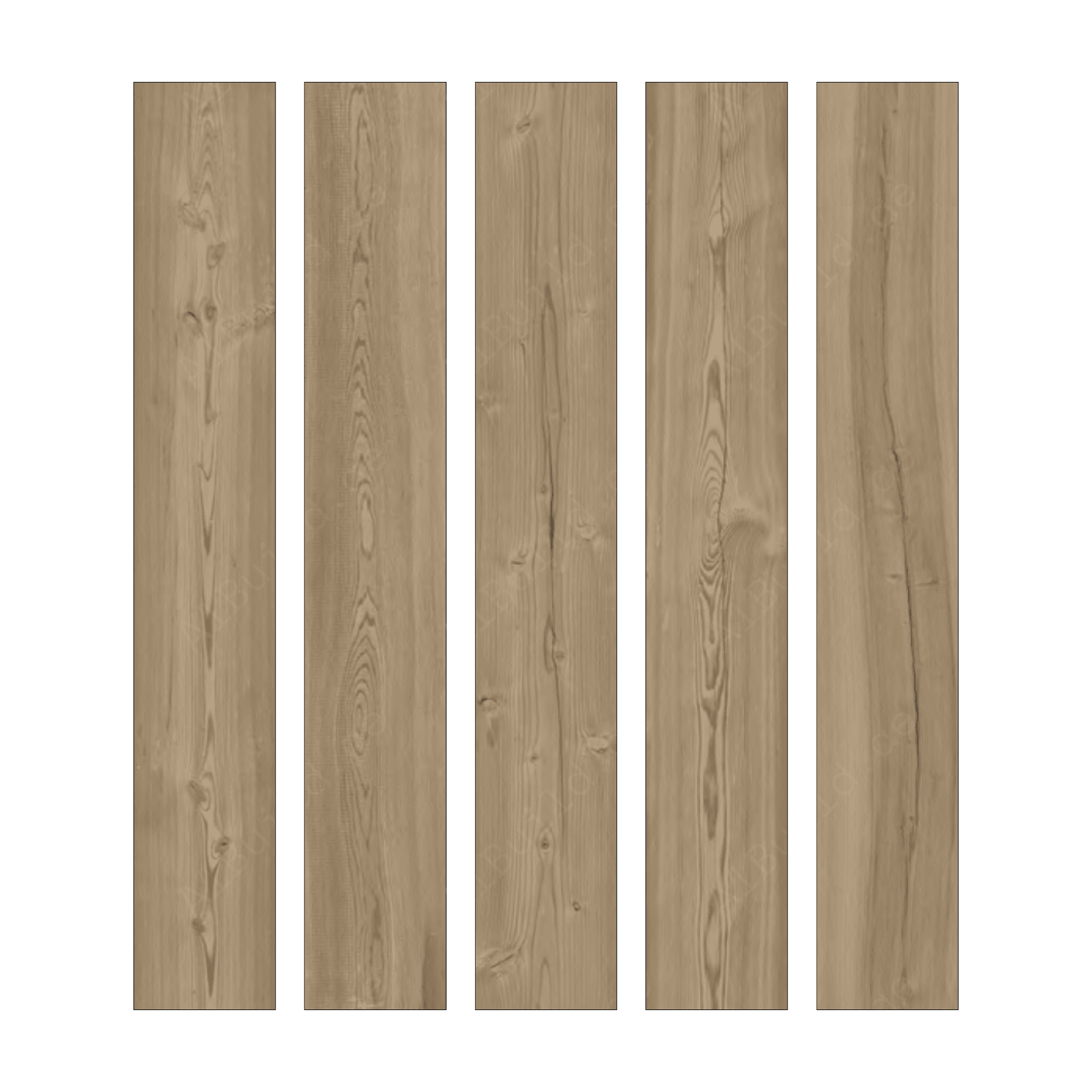 Mosaici Natural (20X120cm Matt Finish Parquet Porcelain Indoor, Floor Tiles)