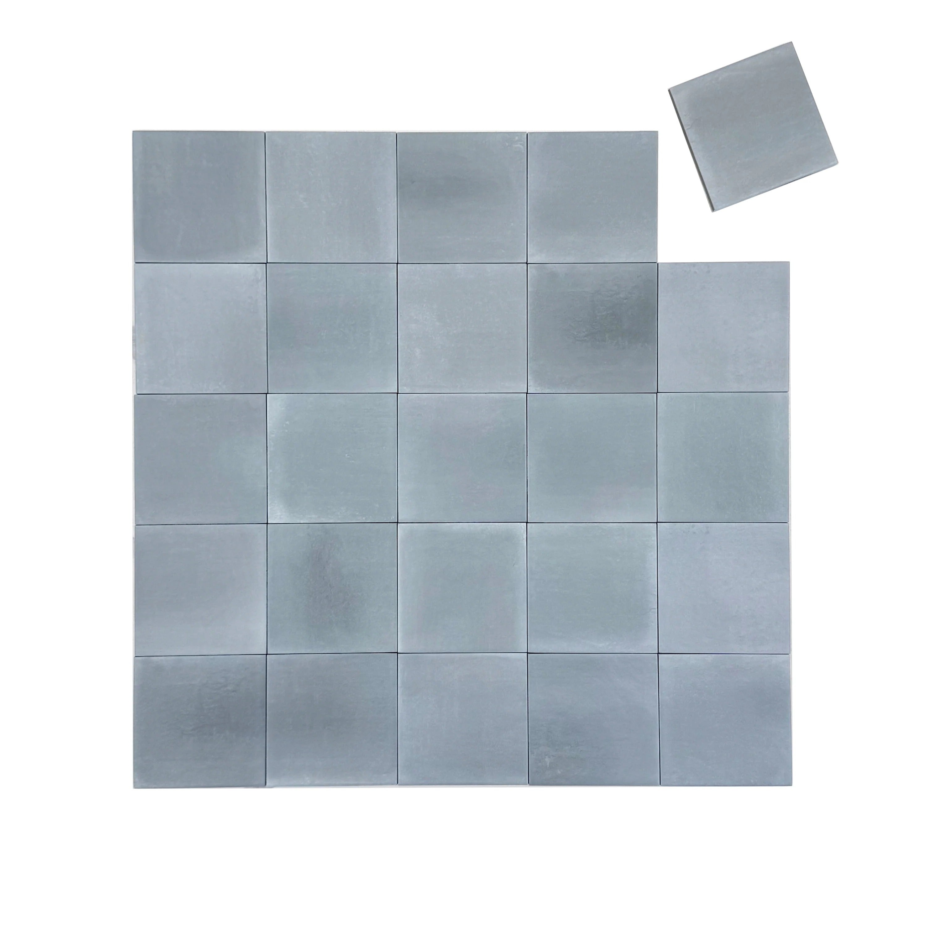 Muted silver gray matte porcelain subway tiles for walls & backsplashes. Durable, waterproof & easy to clean. Perfect for kitchens, bathrooms & interiors.