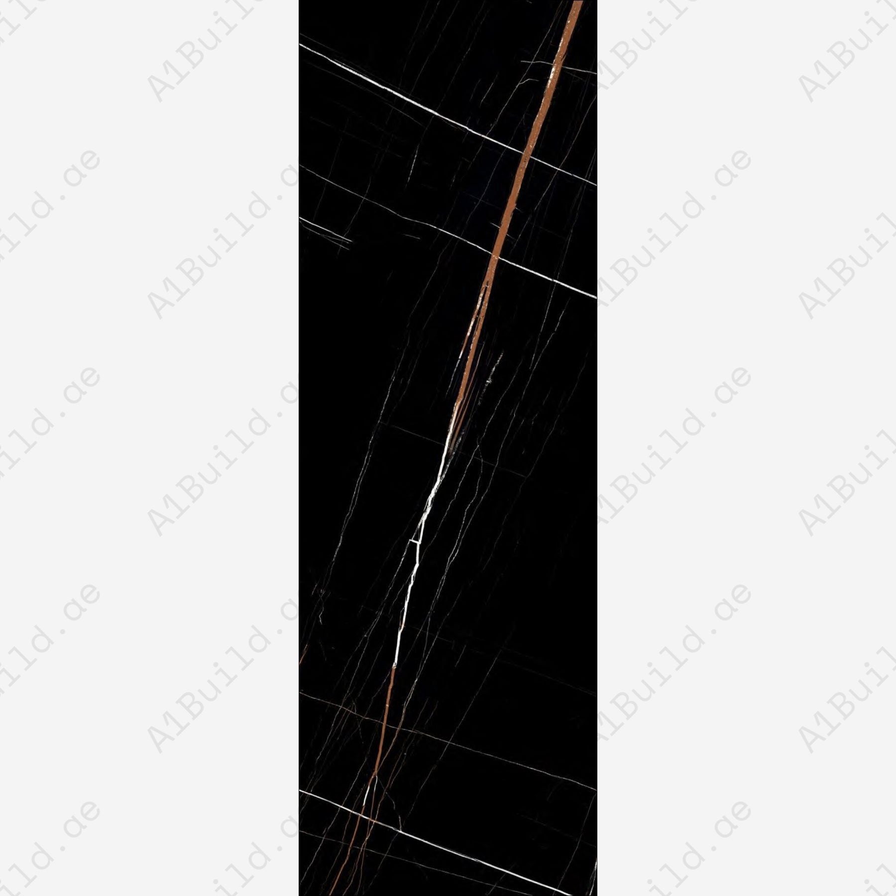 NSL Black (80x240cm 15mm Random High Polished Finished Indoor Floor, Wall & Counter Slabs)