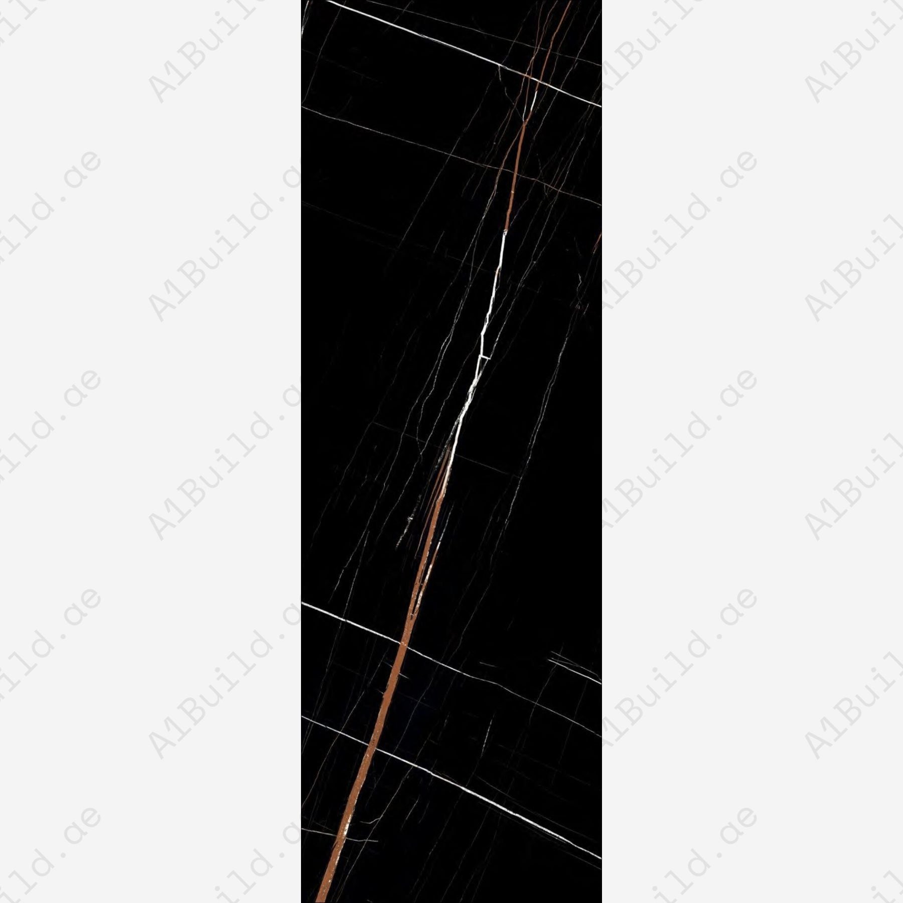 NSL Black (80x240cm 15mm Random High Polished Finished Indoor Floor, Wall & Counter Slabs)