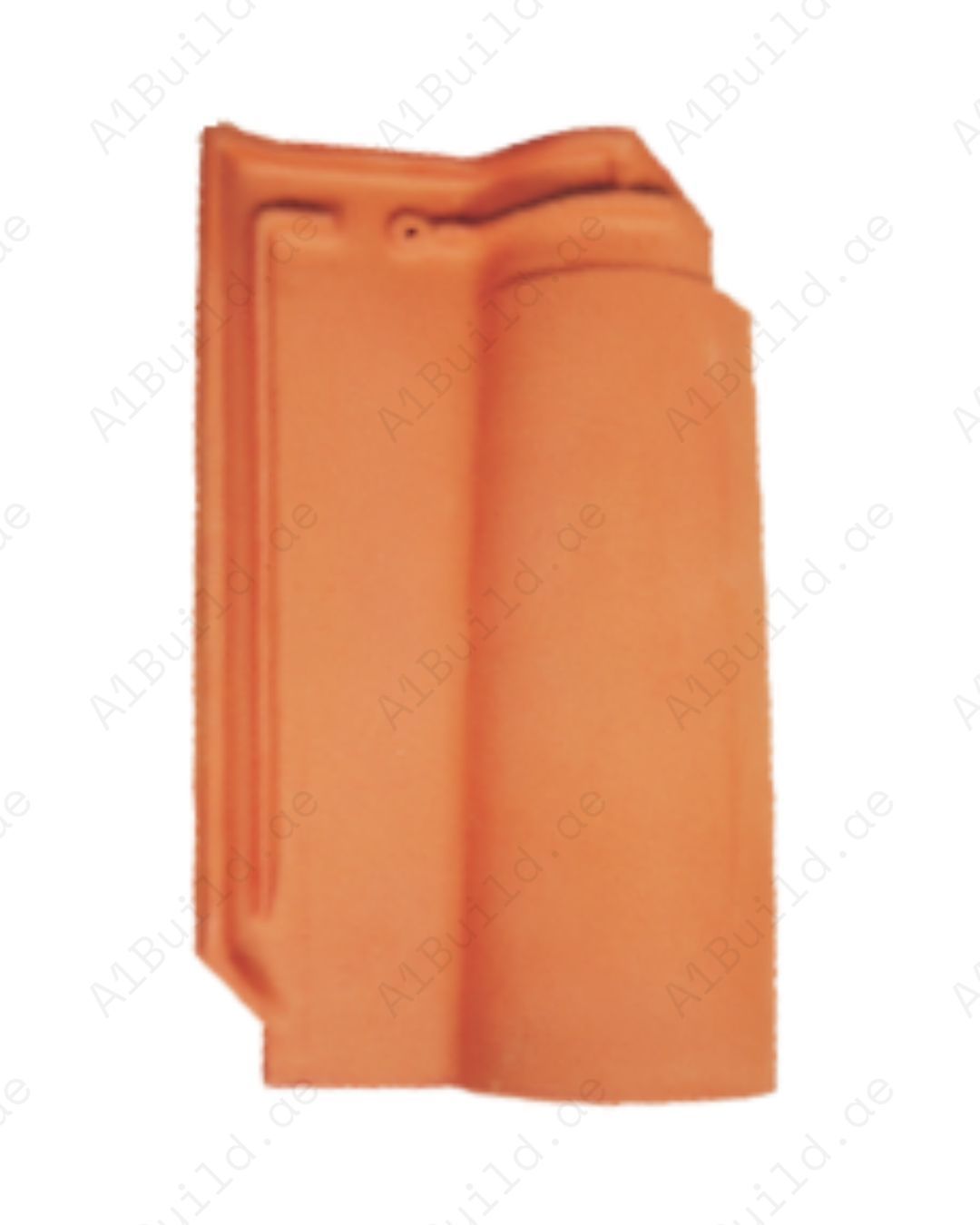 Natural Red ceramic roof tile 41.5×25.5 cm with weatherproof durability, lightweight design. Ideal for classic architecture and long-lasting roofing.