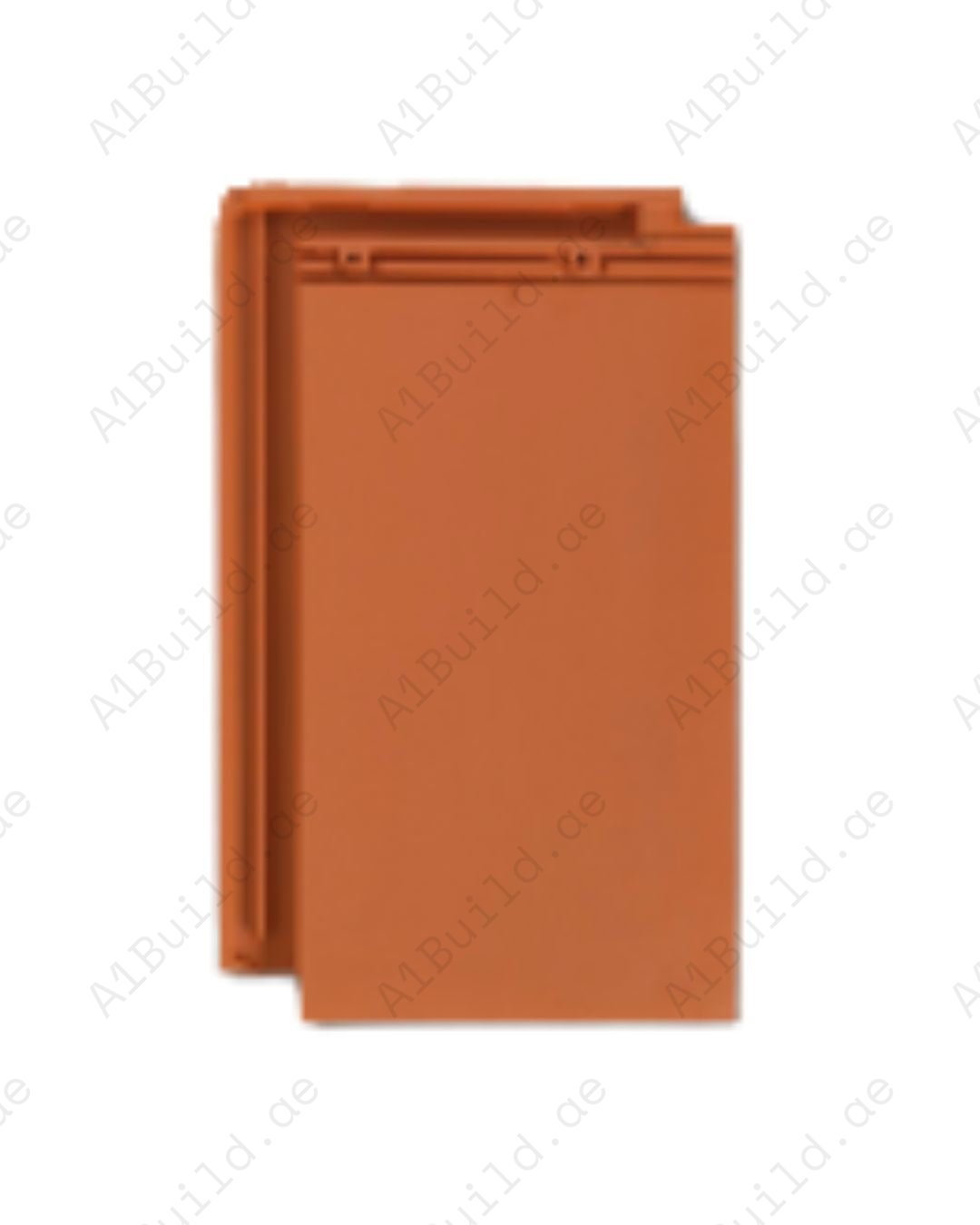 Natural Red ceramic roof tile 45.4×28.4 cm — classic color, strong durability, efficient installation for long-lasting roofs.