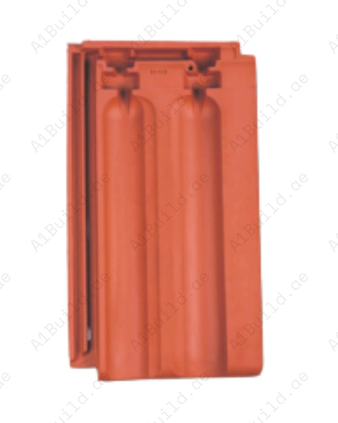 Natural Red flat ceramic roof tile for modern homes. Strong, lightweight, glossy surface with cost-efficient installation and premium durability.