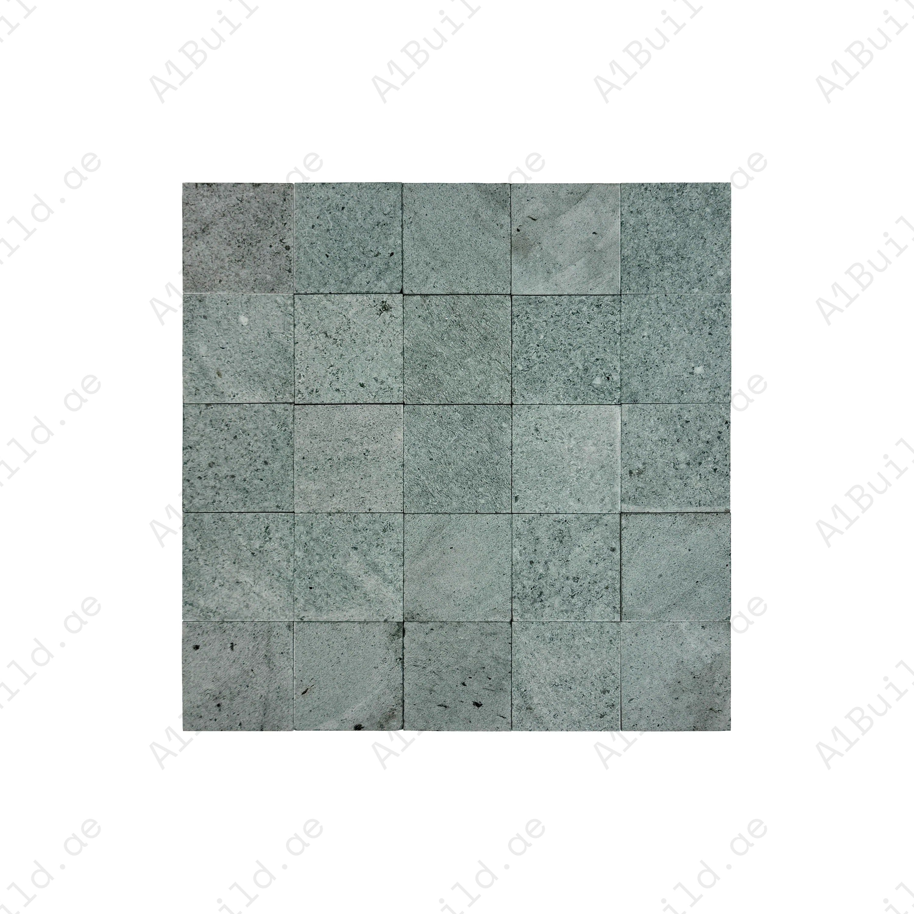 Natural Sukabumi green stone tiles for pools, spas & water walls. Durable, slip-resistant & eco-safe. Perfect for luxury outdoor & indoor aquatic designs.