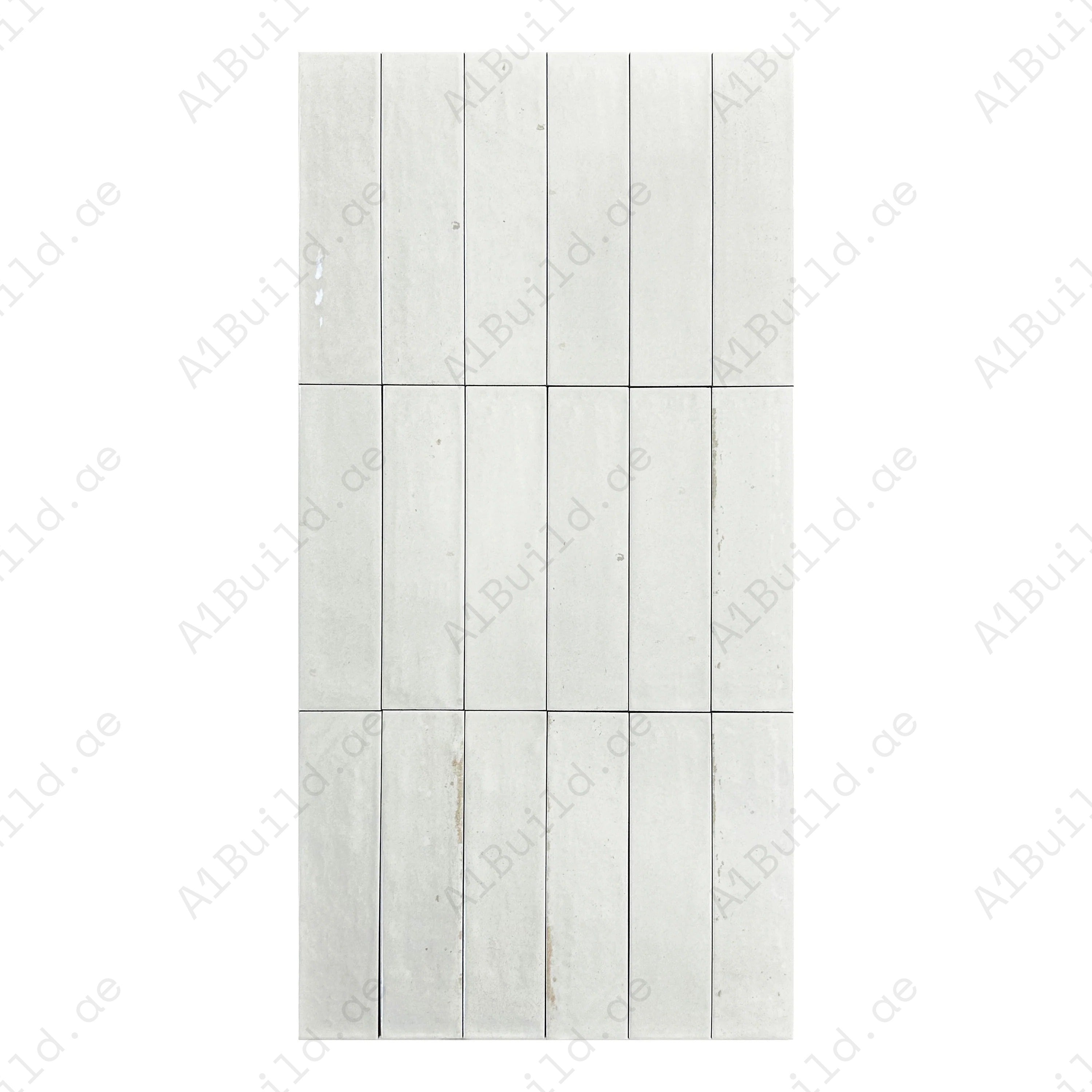 Off White Glossy Porcelain Spectrum Tile. Durable, waterproof, and scratch-resistant for indoor & outdoor walls, floors, kitchens, and high-traffic areas.