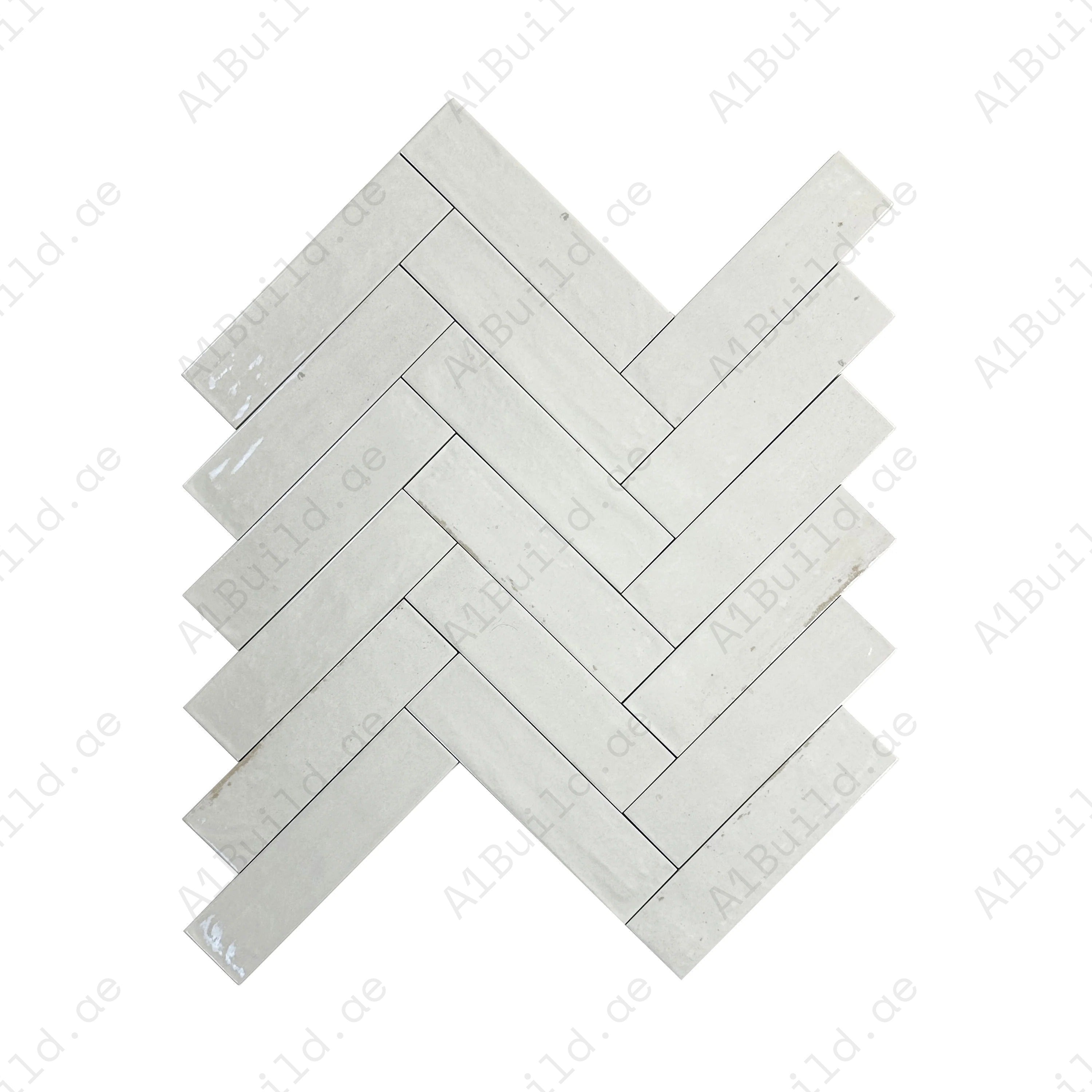 Off White Glossy Porcelain Spectrum Tile. Durable, waterproof, and scratch-resistant for indoor & outdoor walls, floors, kitchens, and high-traffic areas.