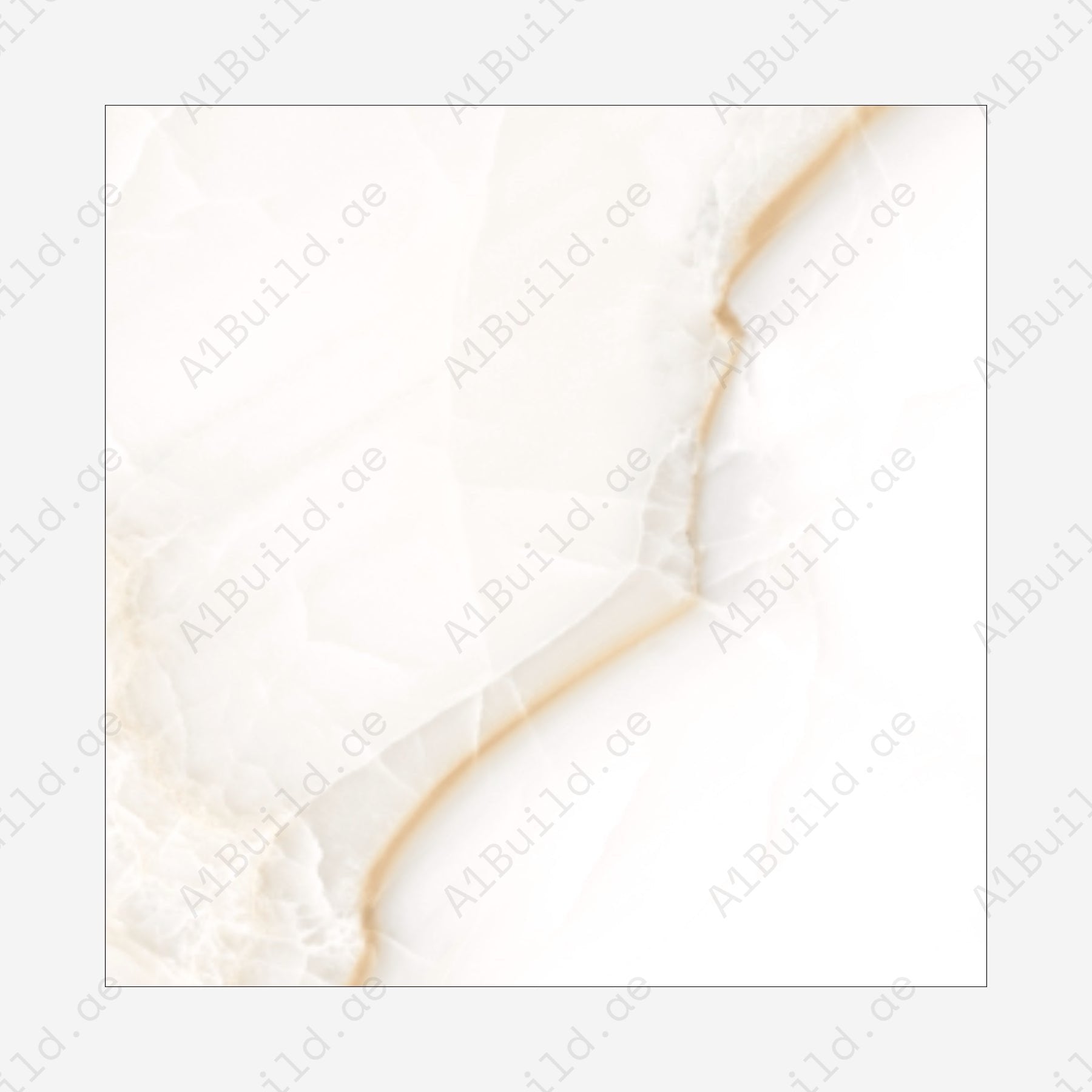 Onice Beige (120X120cm 09mm Random High Gloss Porcelain Tiles for Indoor Spaces)