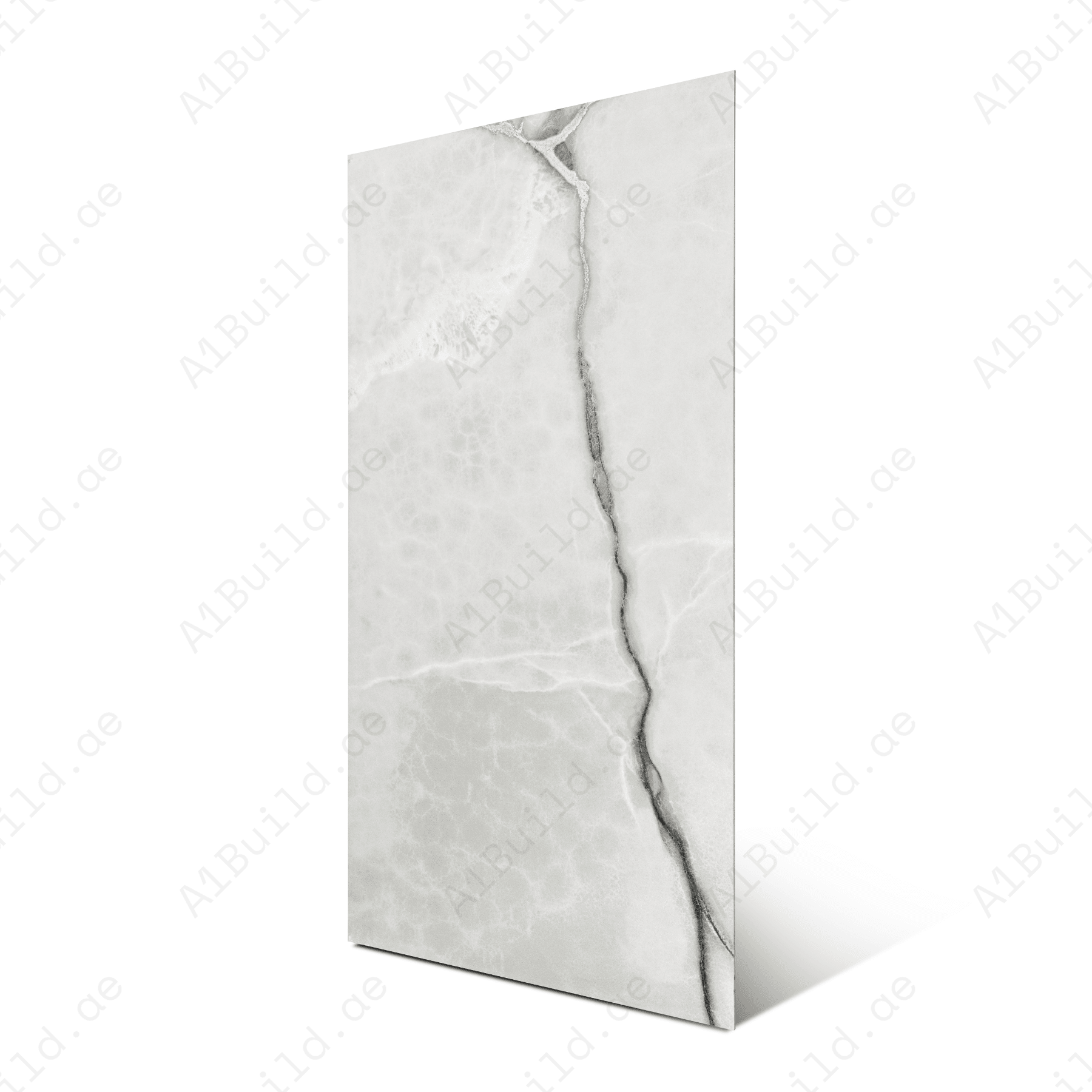 Onyx Steel porcelain tile 60x120cm with 9mm thickness features a bold onyx marble look, durable porcelain body for floors and walls.