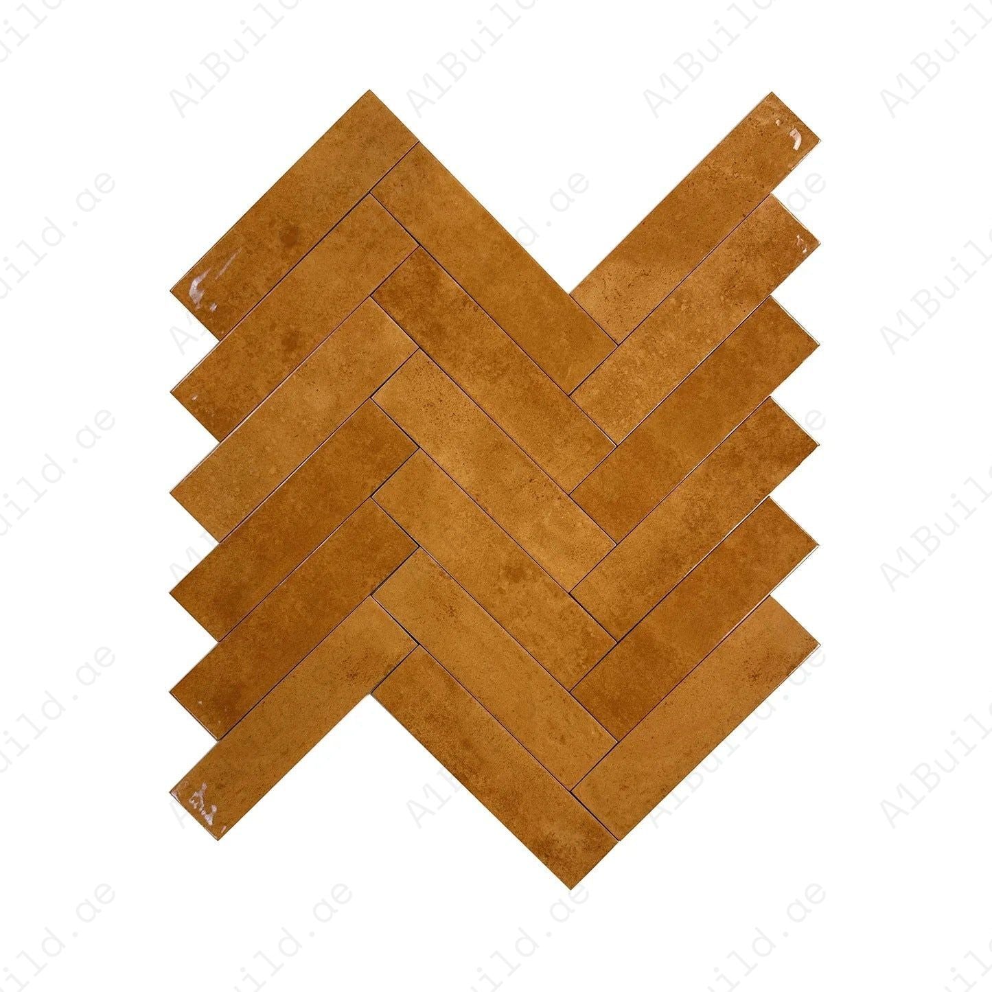 Orange Glossy Porcelain Tile 75×300mm, 44pcs/box (1 sqm), 20kg. Durable, stylish, and versatile for walls, backsplashes, bathrooms & modern interiors.