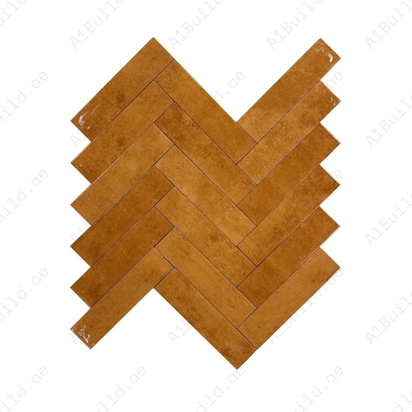Orange Glossy Porcelain Tile 75×300mm, 44pcs/box (1 sqm), 20kg. Durable, stylish, and versatile for walls, backsplashes, bathrooms & modern interiors.