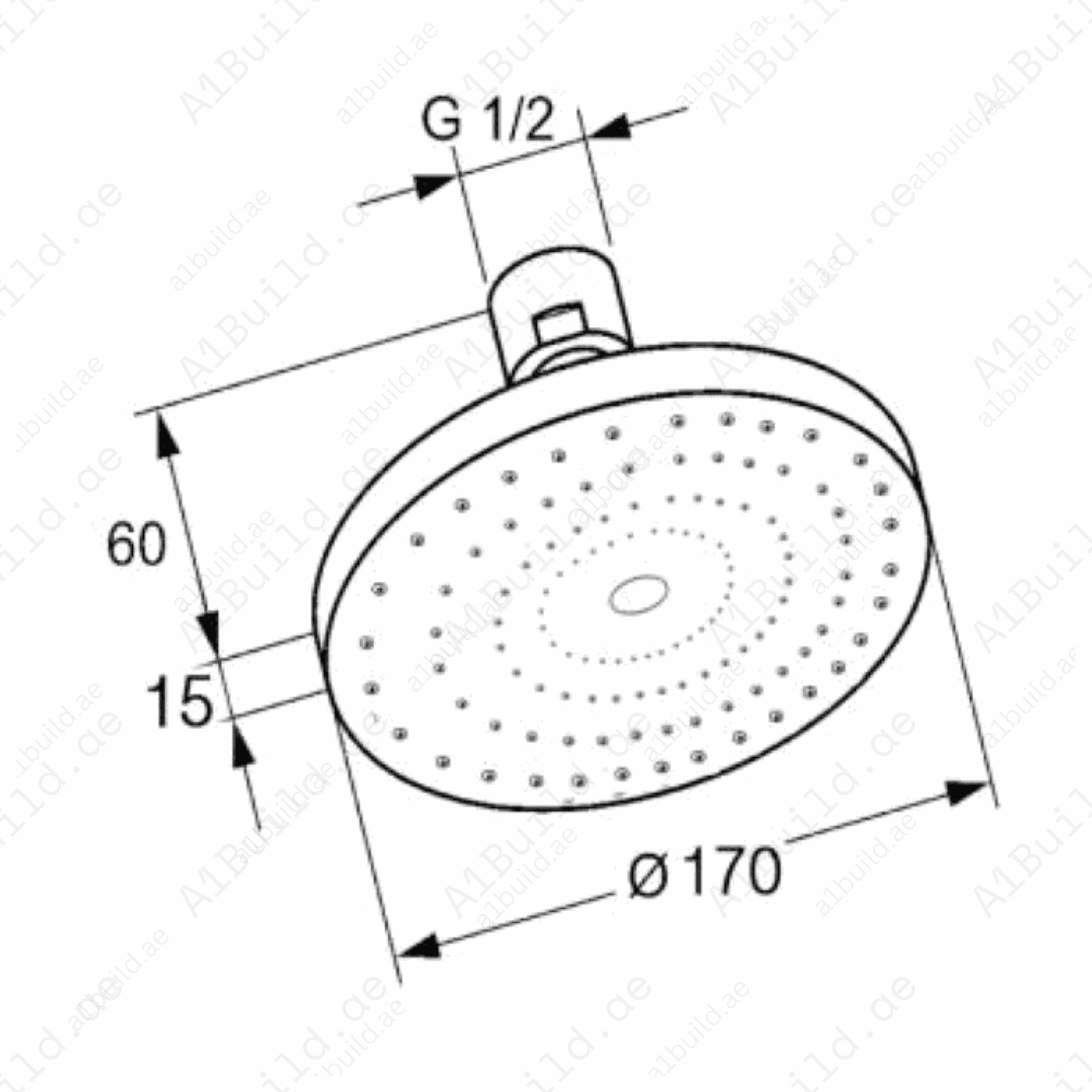 OverheadShower170mmChromeDN15withSwivelBallJoint_90Jets_3