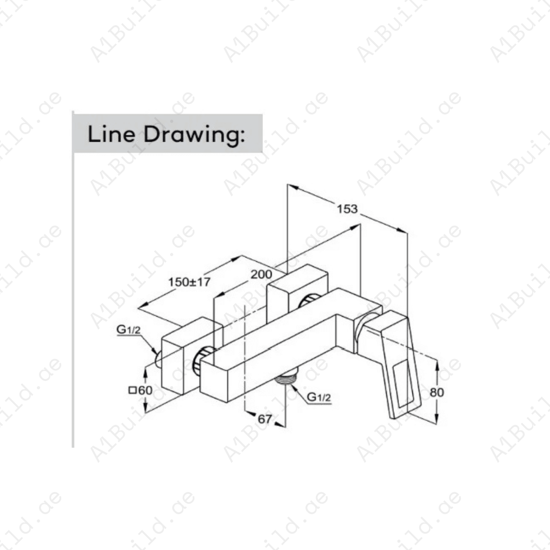 PACIFIC Single Lever Shower Mixer Chrome 8.0 Ltr/Min Flow Rate