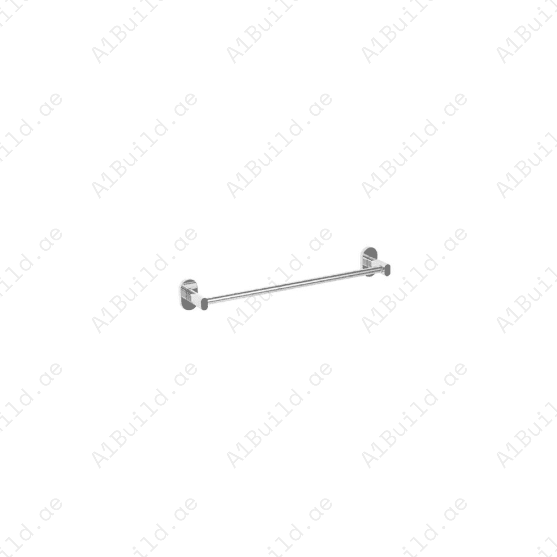 PASSION Single Towel Bar in Chrome | Wall Fastening with Screws & Dowels