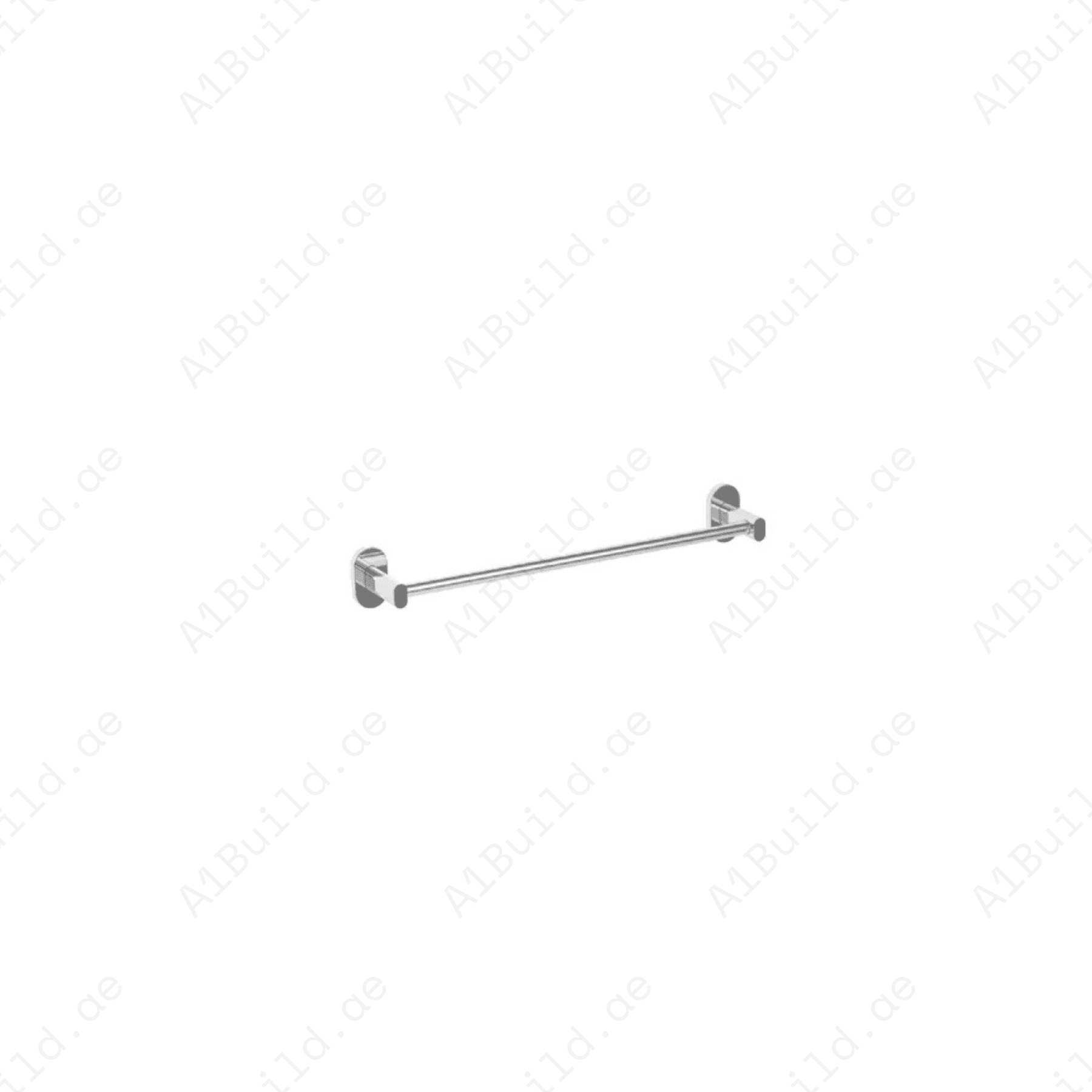 PASSION Single Towel Bar in Chrome | Wall Fastening with Screws & Dowels