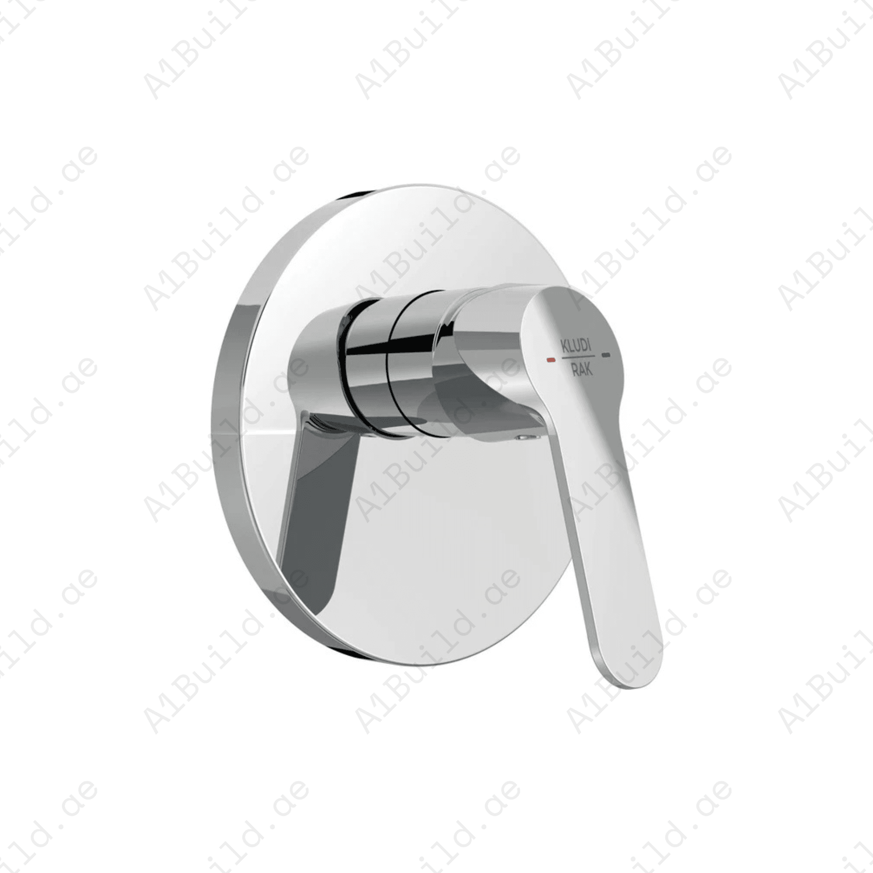 PEAK Concealed Single Lever Shower Mixer Trim Set | Chrome, Solid Lever