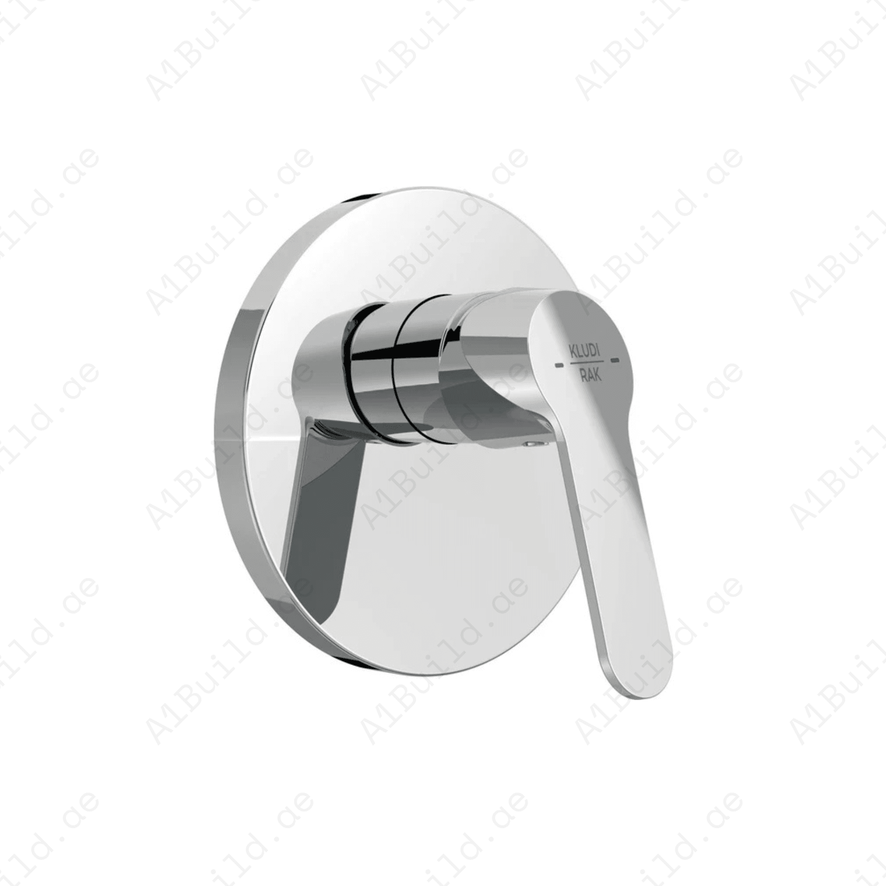 PEAK Concealed Single Lever Shower Mixer Trim Set | Chrome, Solid Lever
