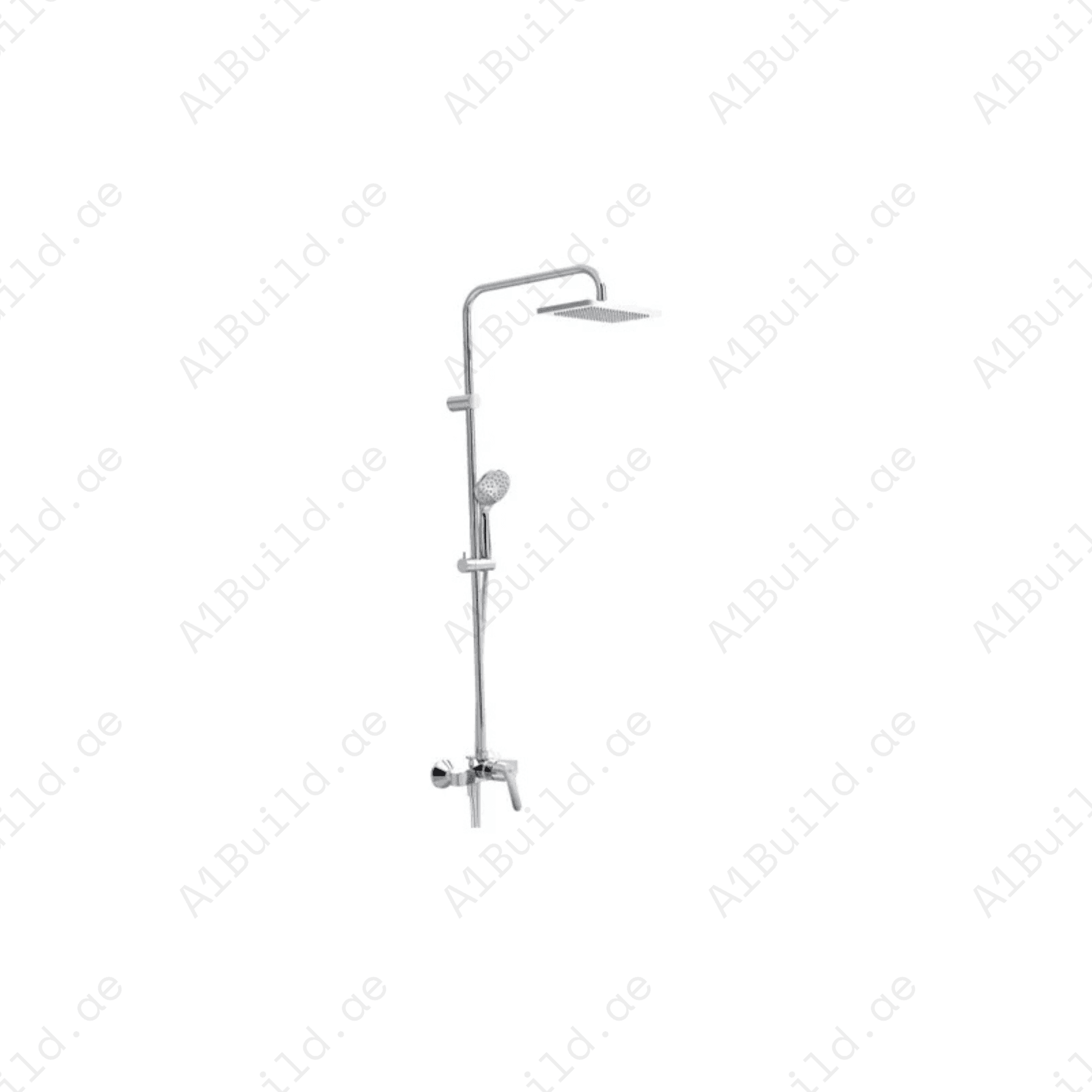 PEAK Single Lever Bath and Shower Mixer | Chrome Finish with Flow Regulator