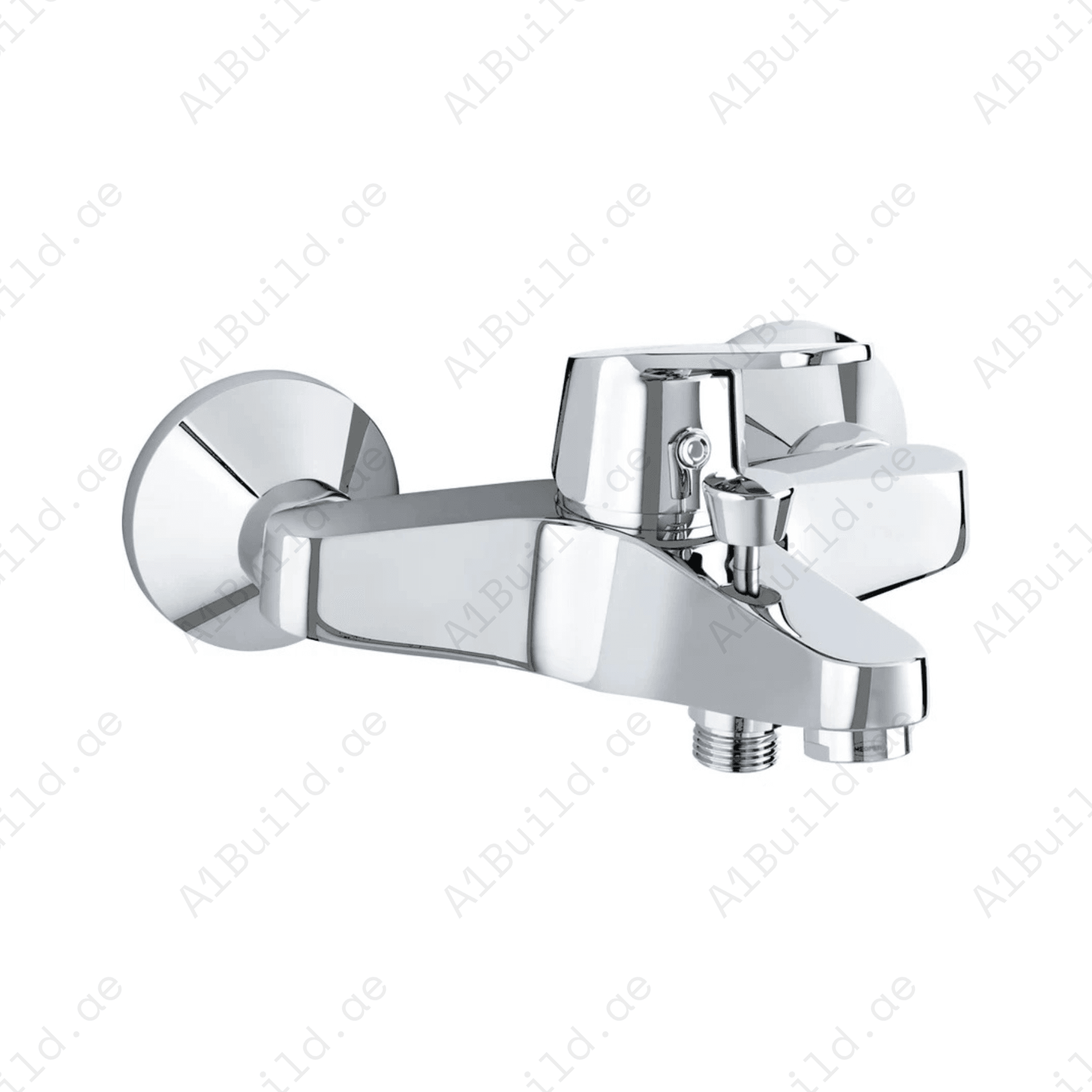 PEAK Single Lever Bath and Shower Mixer | Chrome Finish with Flow Regulator