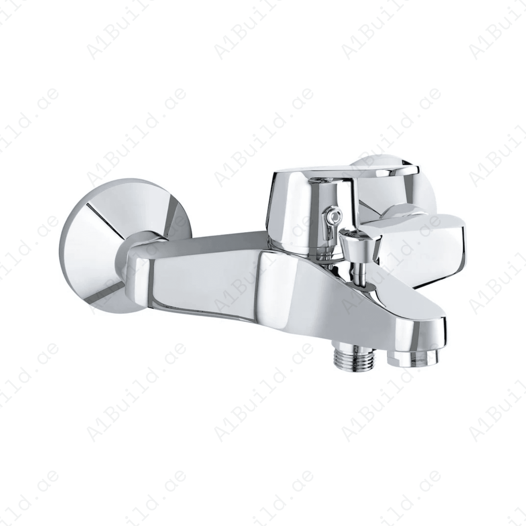 PEAK Single Lever Bath and Shower Mixer | Chrome Finish with Flow Regulator