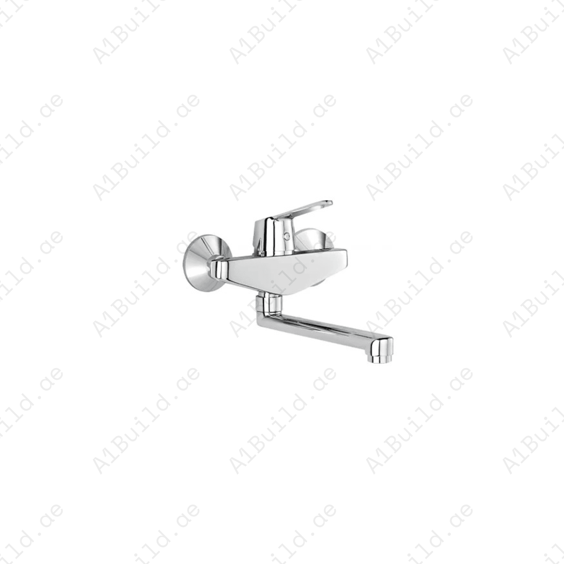 PEAK Wall-Mounted Single Lever Sink Mixer | Chrome