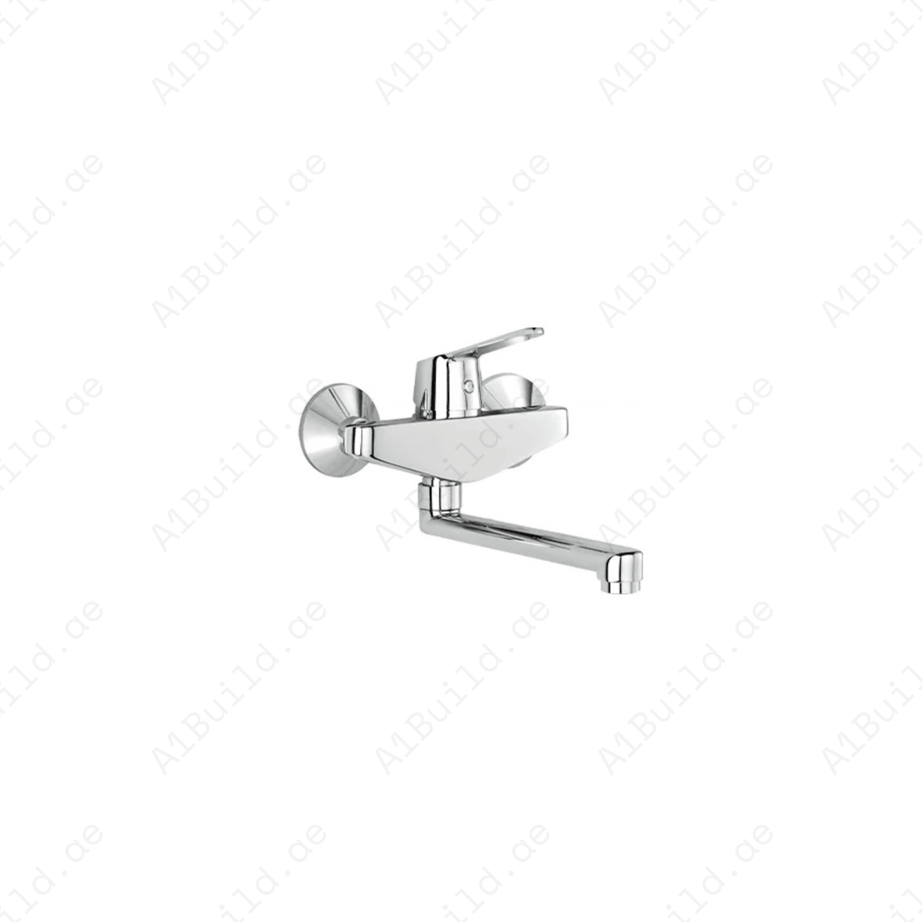 PEAK Wall-Mounted Single Lever Sink Mixer | Chrome