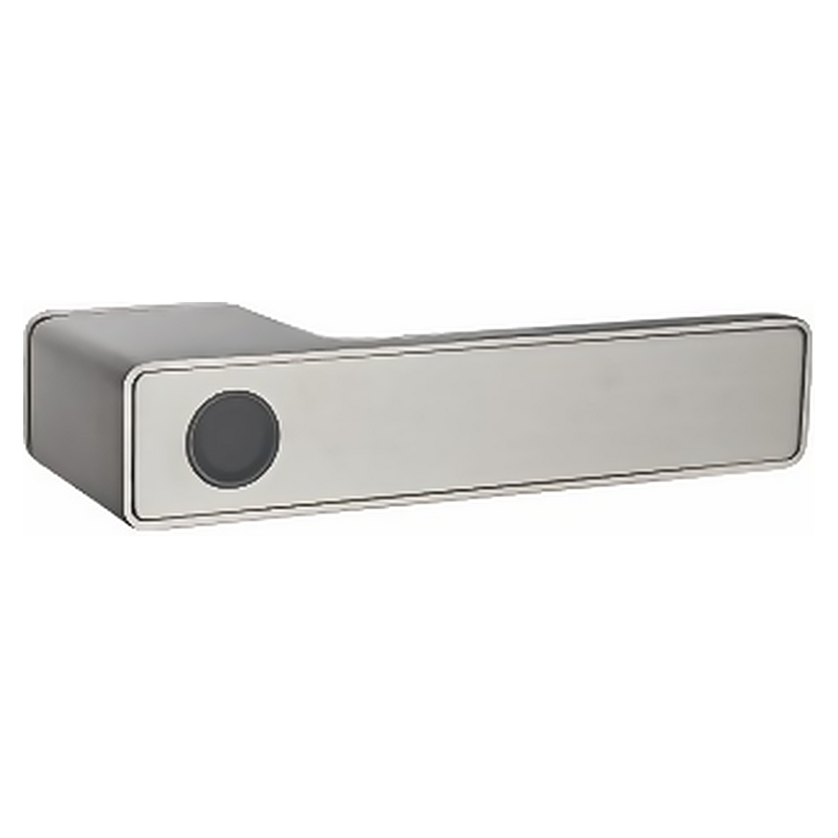 PL.R.2300 premium smart door lock in Matt Satin Nickel. Fingerprint, Bluetooth and app unlocking with Tuya smart-home integration. Reliable, convenient everyday access for homes, offices and rentals.