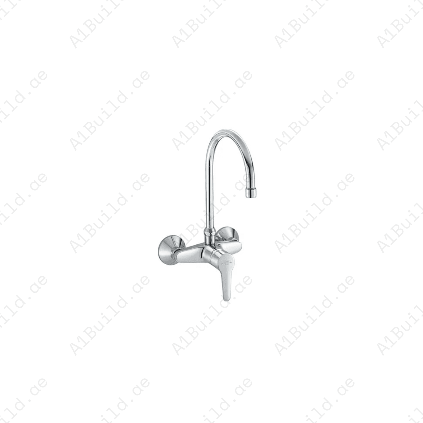 POLARIS Wall-Mounted Single Lever Sink Mixer | Chrome, 3.8 L/min Flow