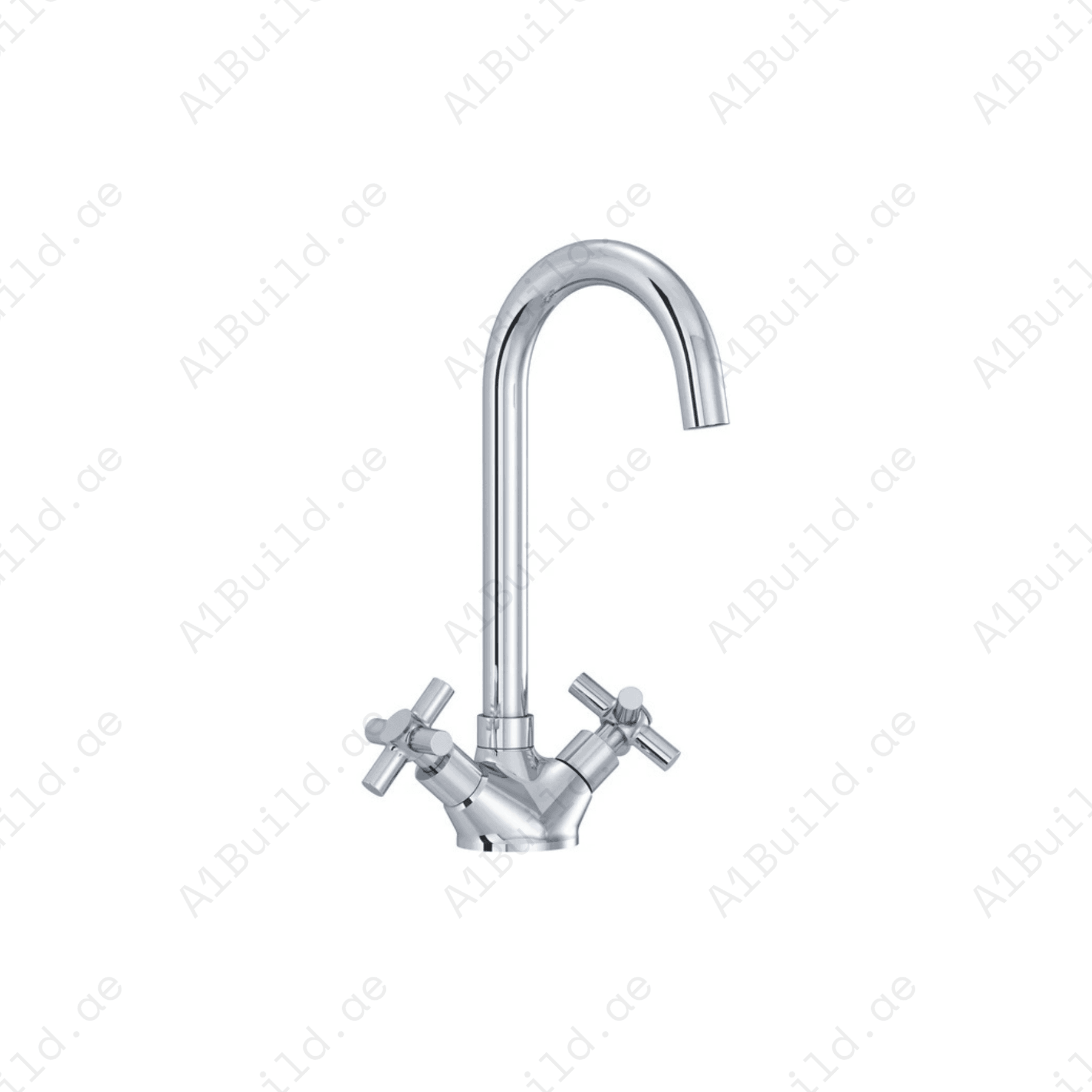 PREMIER X Dual Controlled Sink Mixer | Metal Handle & Swivel U Spout