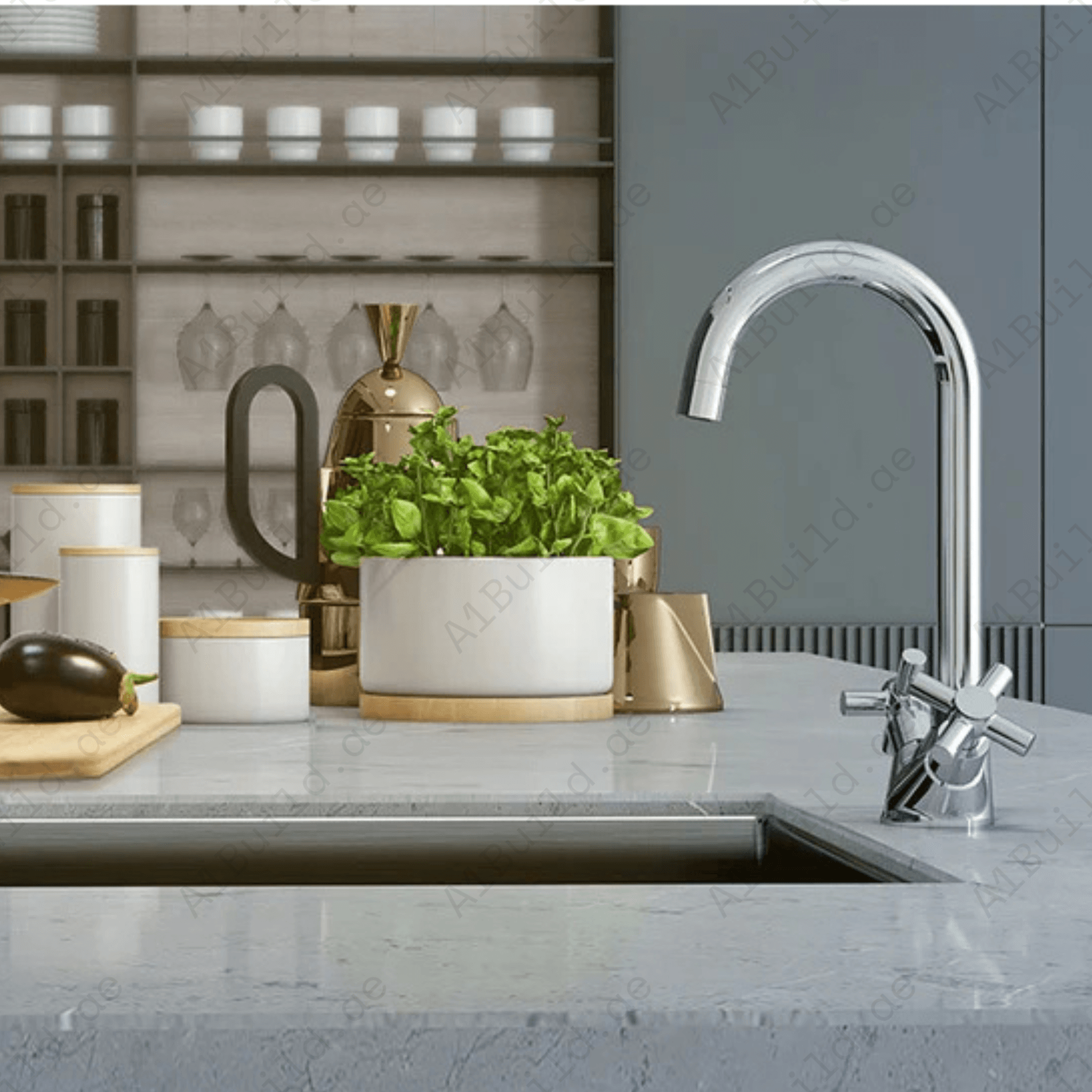 PREMIER X Dual Controlled Wall-Mounted Sink Mixer | Chrome