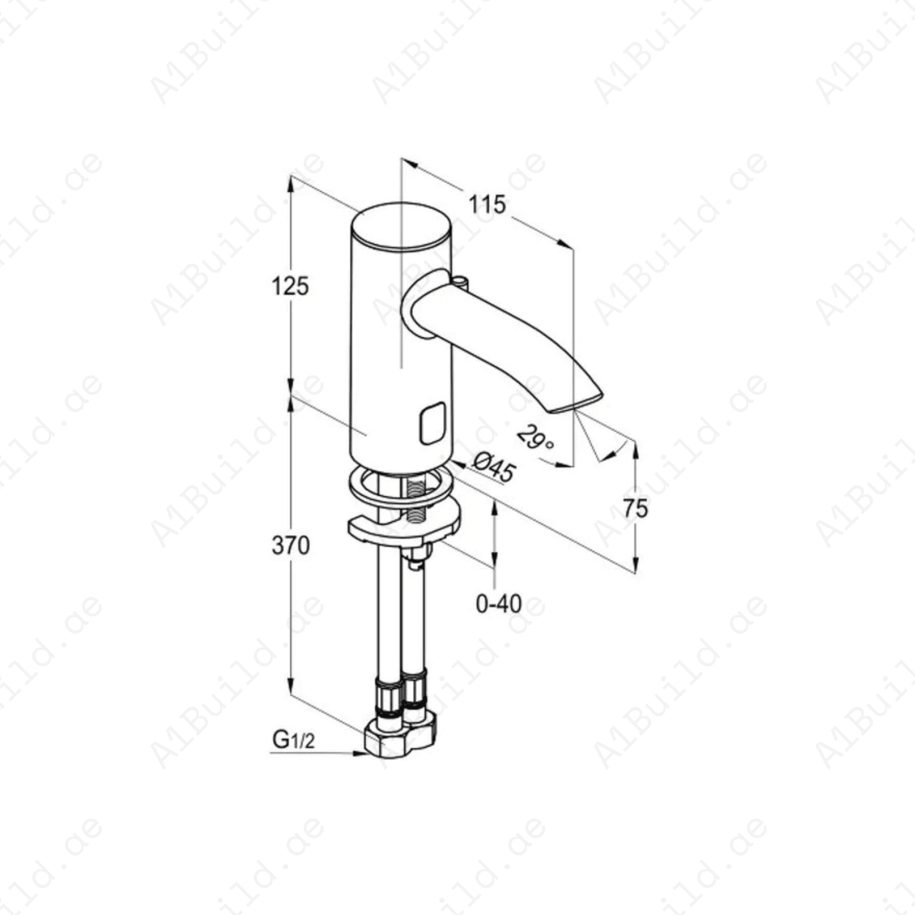 PRIME Electronic Controlled Basin Mixer with Advanced Features