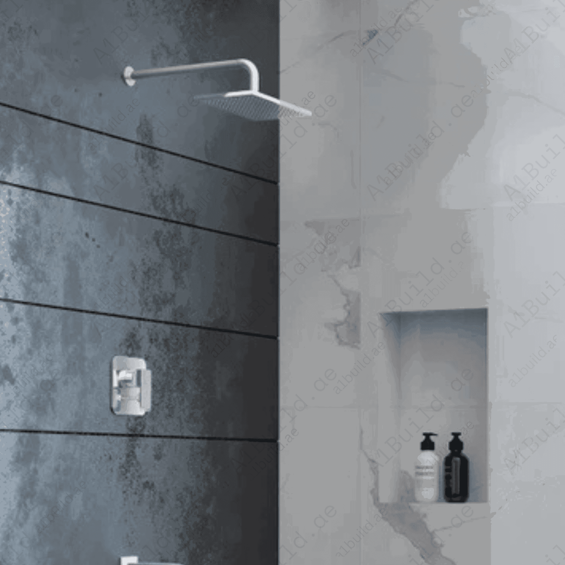 PROFILEOverheadShowerChrome245mmx140mmwithBallJointandCleaningSystem_5
