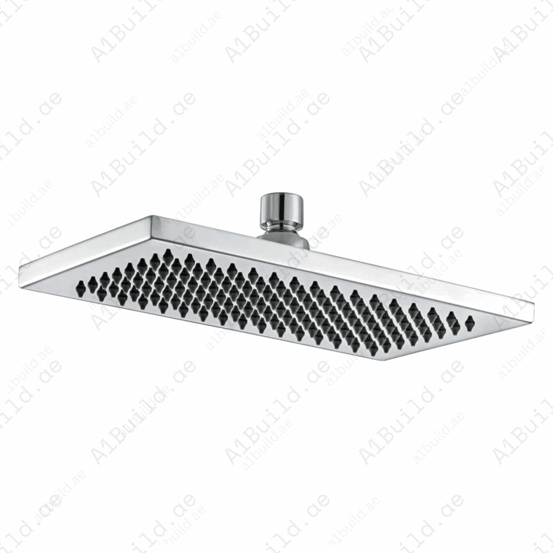 PROFILEOverheadShowerChrome245mmx140mmwithBallJointandCleaningSystem