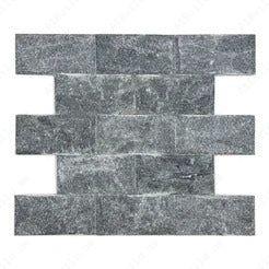 Palatial Sands Black Mushroom marble wall cladding in slate stone with rich black and earthy tones. Ideal for walls, feature areas, and decorative interiors.