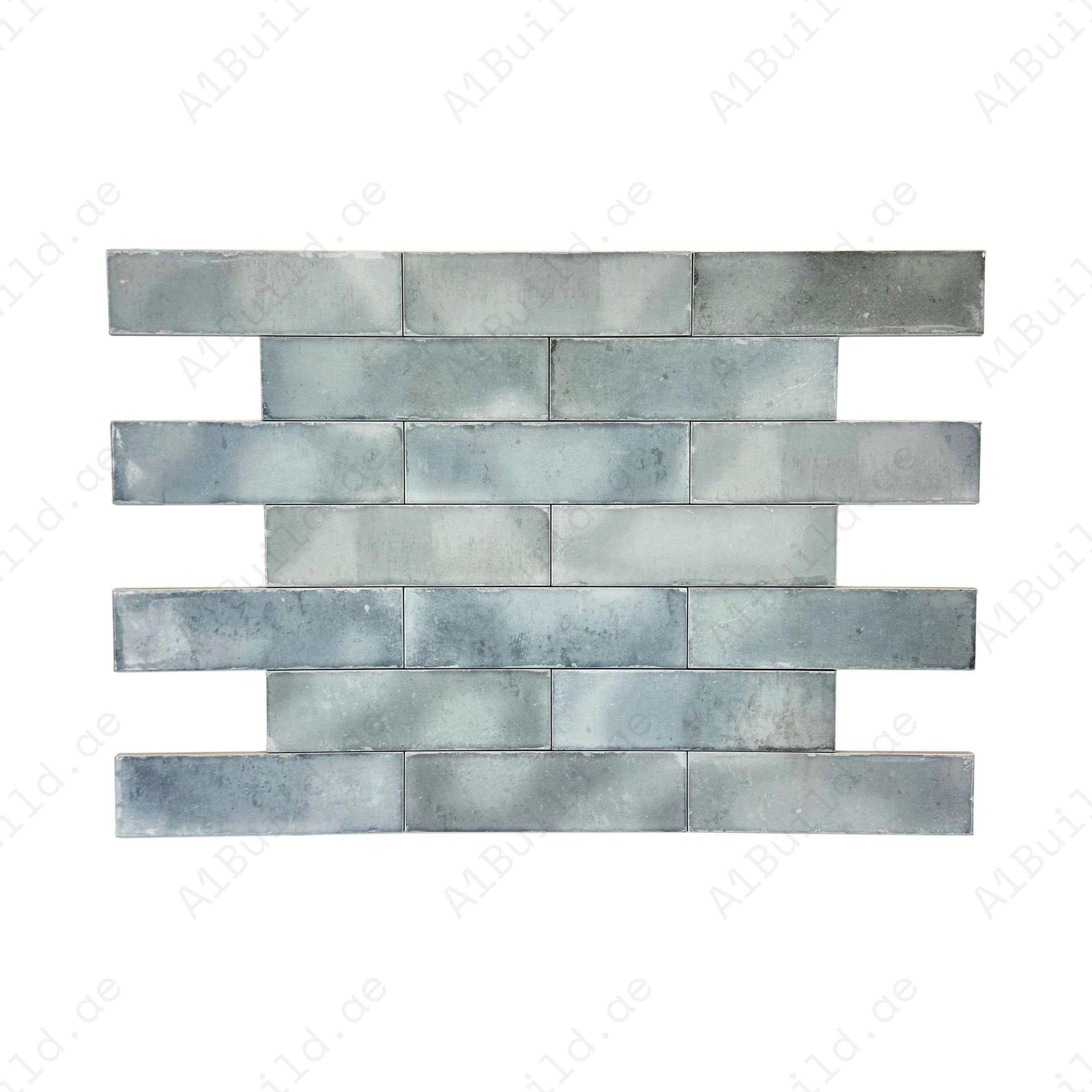 Pearl glossy glazed ceramic artisanal tiles with soft tones and polished finish. Ideal for walls, kitchens, and bathrooms, adding refined lasting elegance.