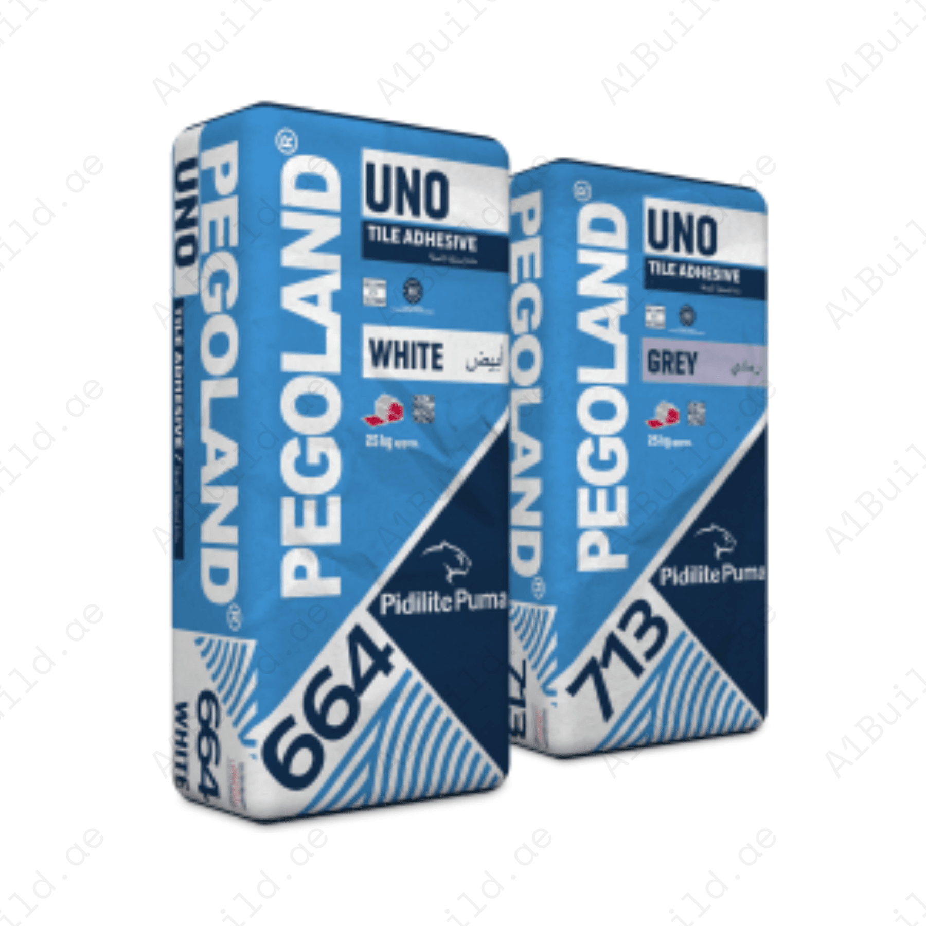 Pegoland Uno C1 20kg Tile Adhesive White – UAE Tiling