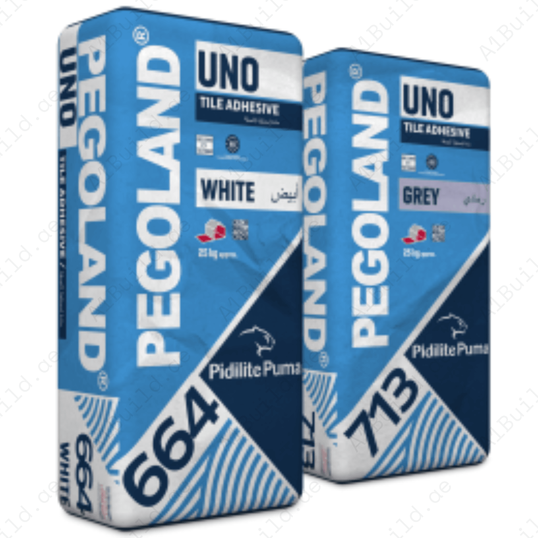 Pegoland Uno C1 20kg Tile Adhesive White – UAE Tiling