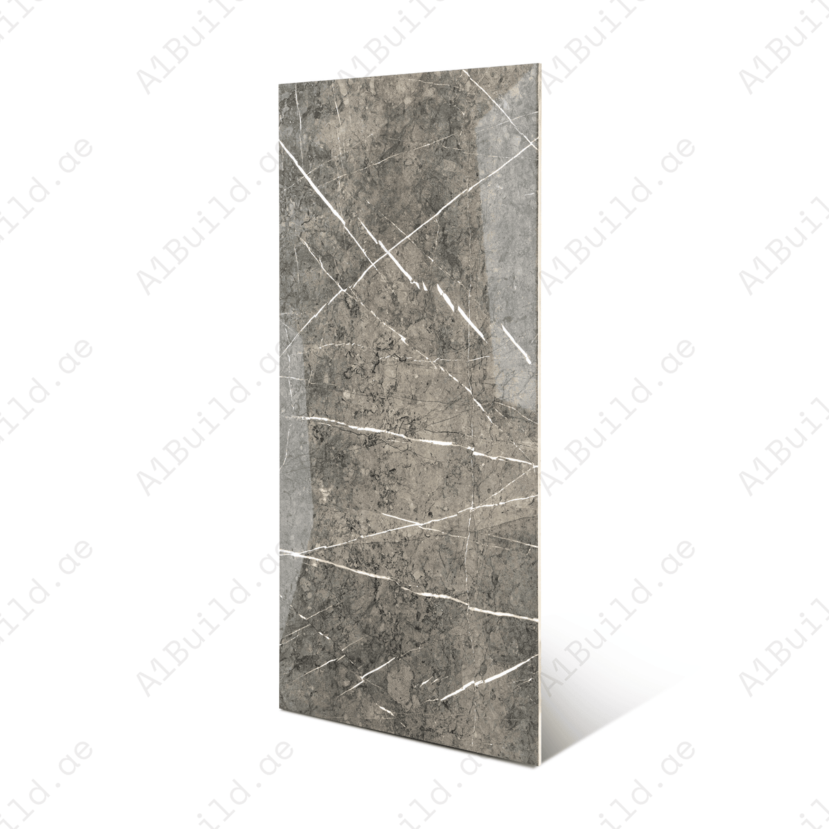 Pietra Grey tiles (60x120cm, 9mm) feature a High Gloss finish with a sophisticated grey design. Perfect for Indoor Floors and Walls, these Porcelain tiles add a touch of modern elegance and refined style to any space. The glossy surface enhances the rich grey tones, creating a sleek and contemporary atmosphere ideal for both residential and commercial interiors.