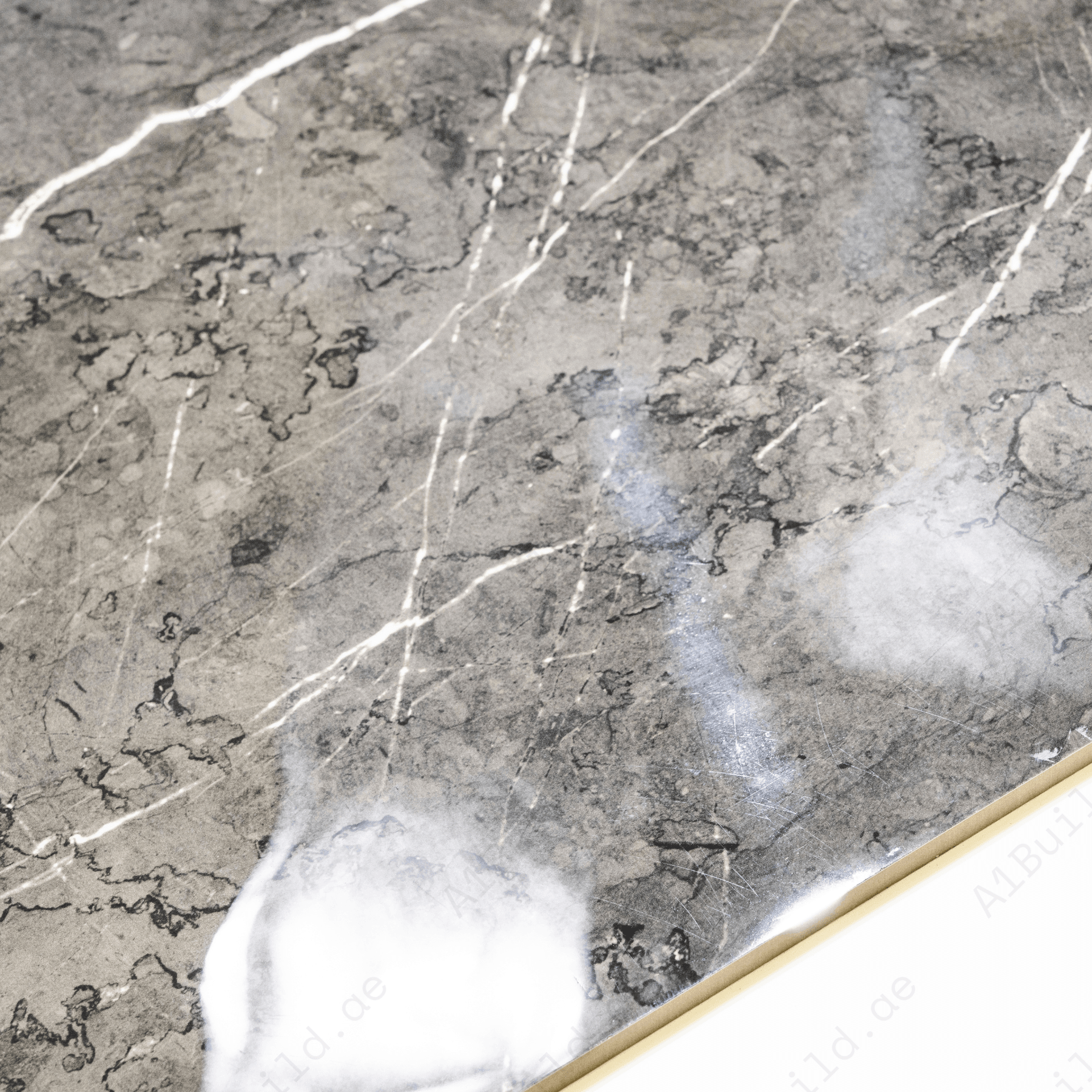 Pitera Grey porcelain tile 60x120cm 9mm thickness, grey marble look design, durable porcelain tile ideal for modern floors and walls.