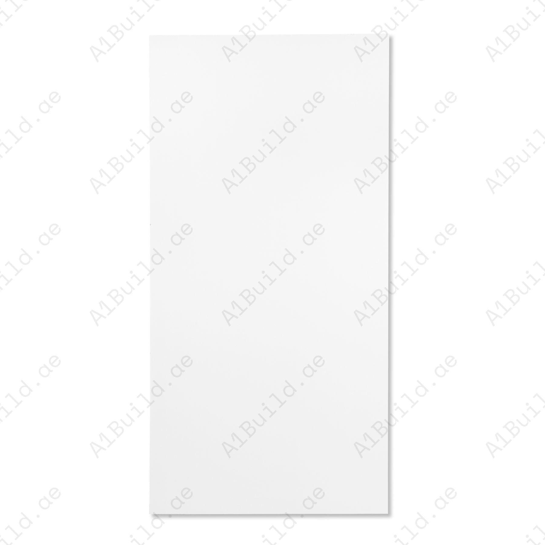 Plain White 60x120cm porcelain tile with clean matt look, durable 9mm body and modern seamless finish for walls and floors.