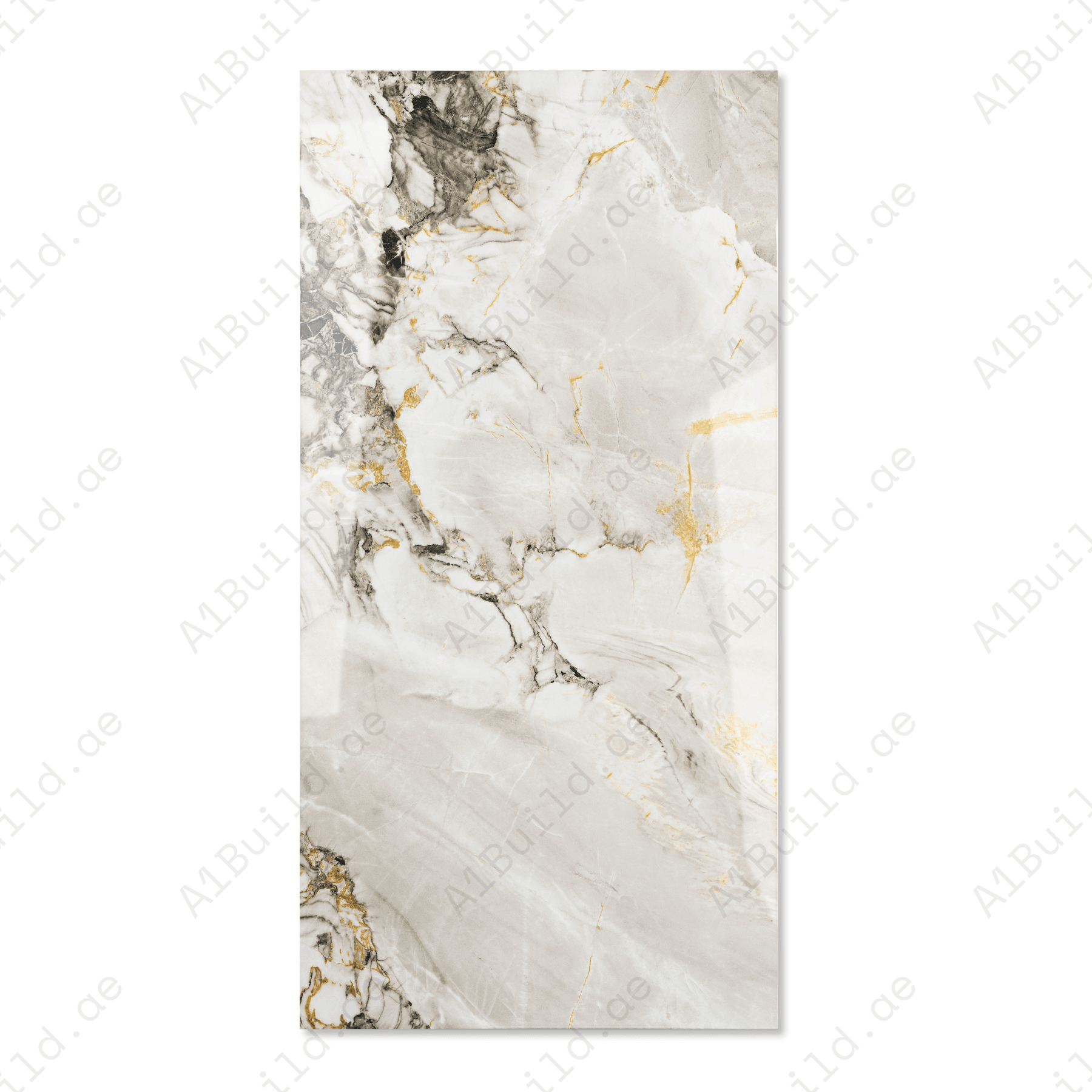 Porto Gold porcelain tile 60x120cm 9mm thickness, marble look design with gold veining, durable porcelain, ideal for luxury floors and walls.
