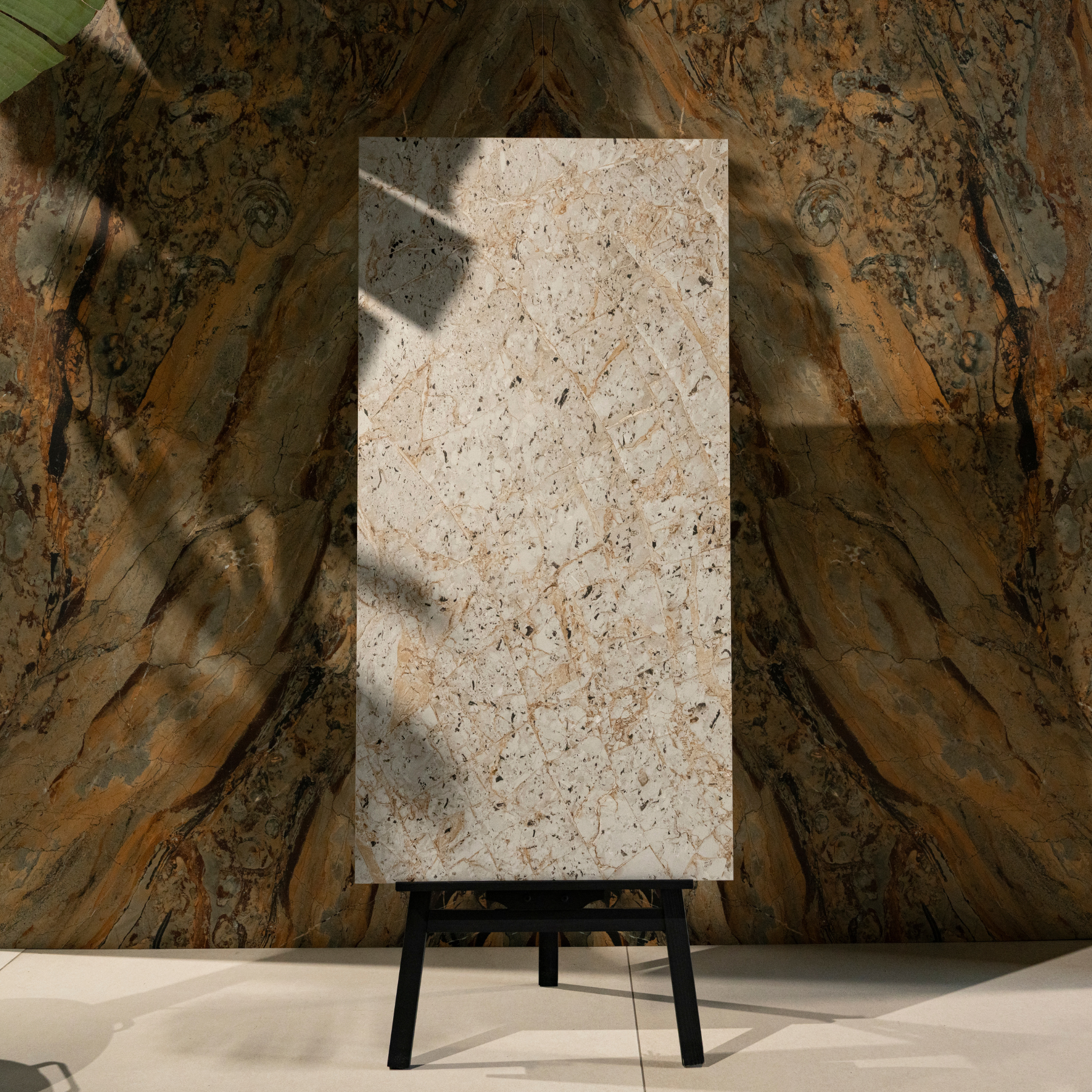 Portofino porcelain tile 60x120cm with 9mm thickness features a classic marble look, durable porcelain body, premium finish for floors and walls.