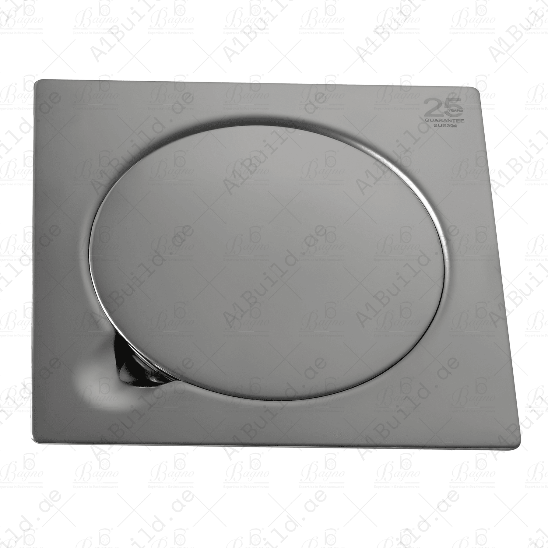 PremiumStainlessSteelFloorDrainwithAnti-ClogTechnology15x15CM
