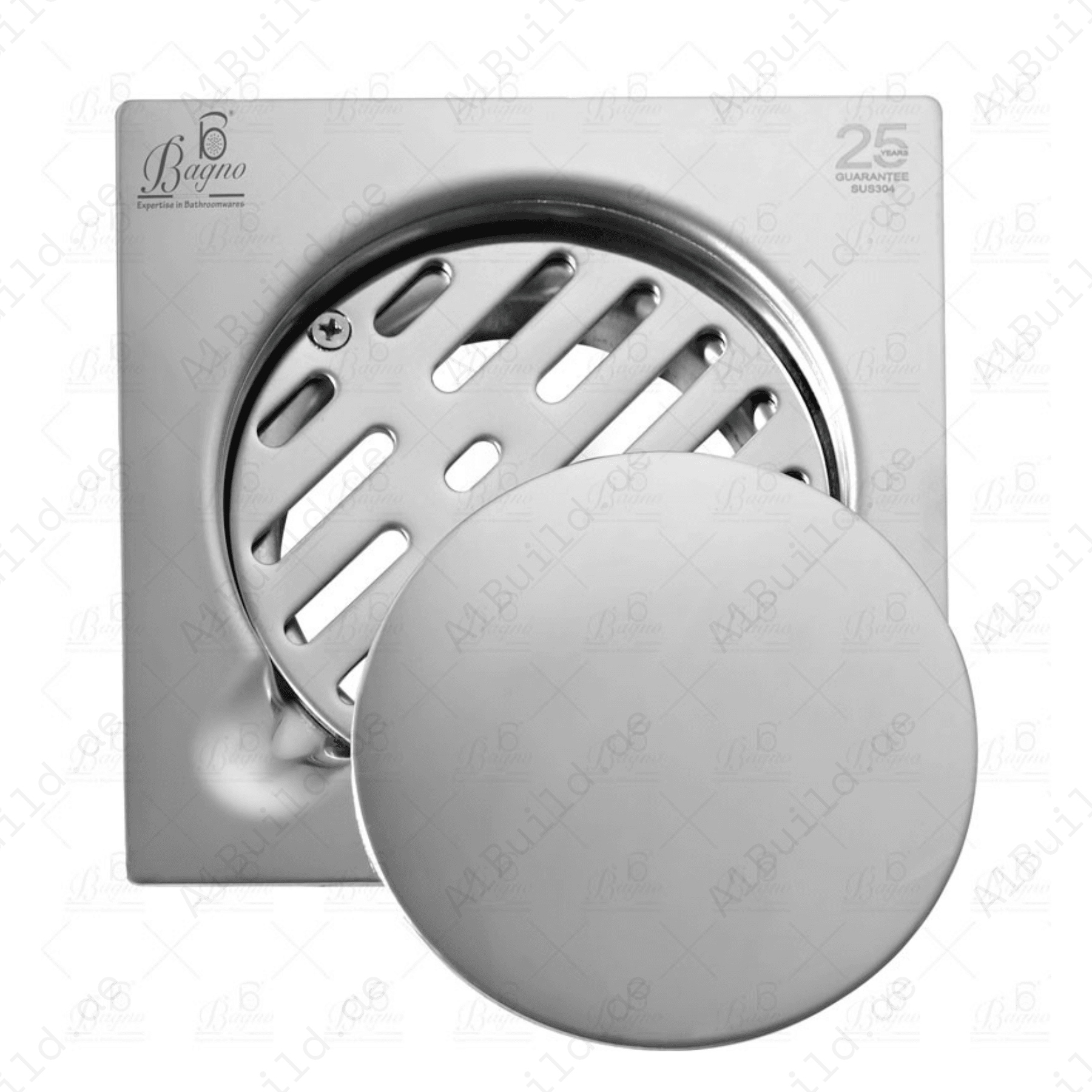 PremiumStainlessSteelFloorDrainwithAnti-ClogTechnology15x15CM_2