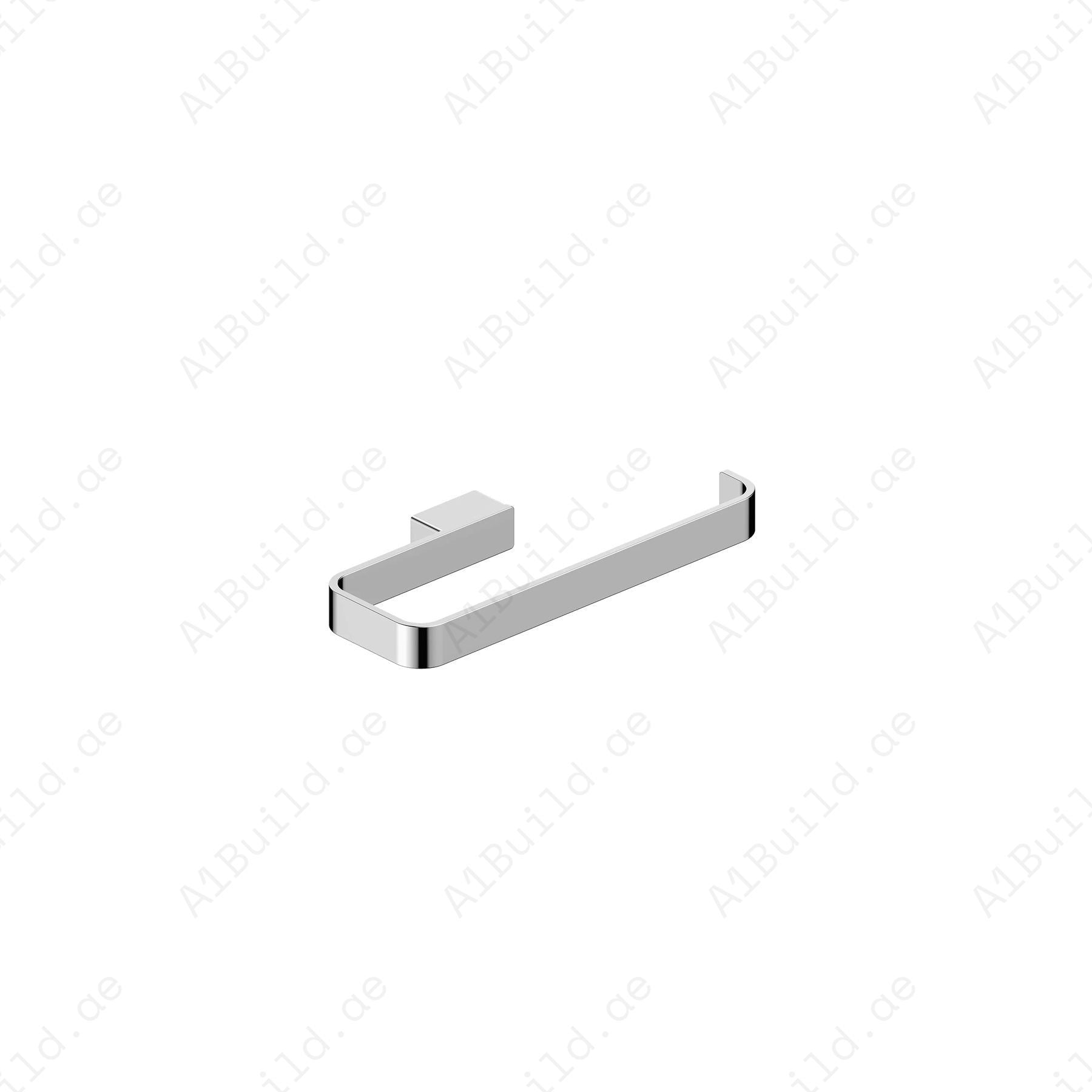 Premium Chrome Polished Bathroom Accessories Set – Elegant Towel Bar, Paper Holder, Robe Hook & More