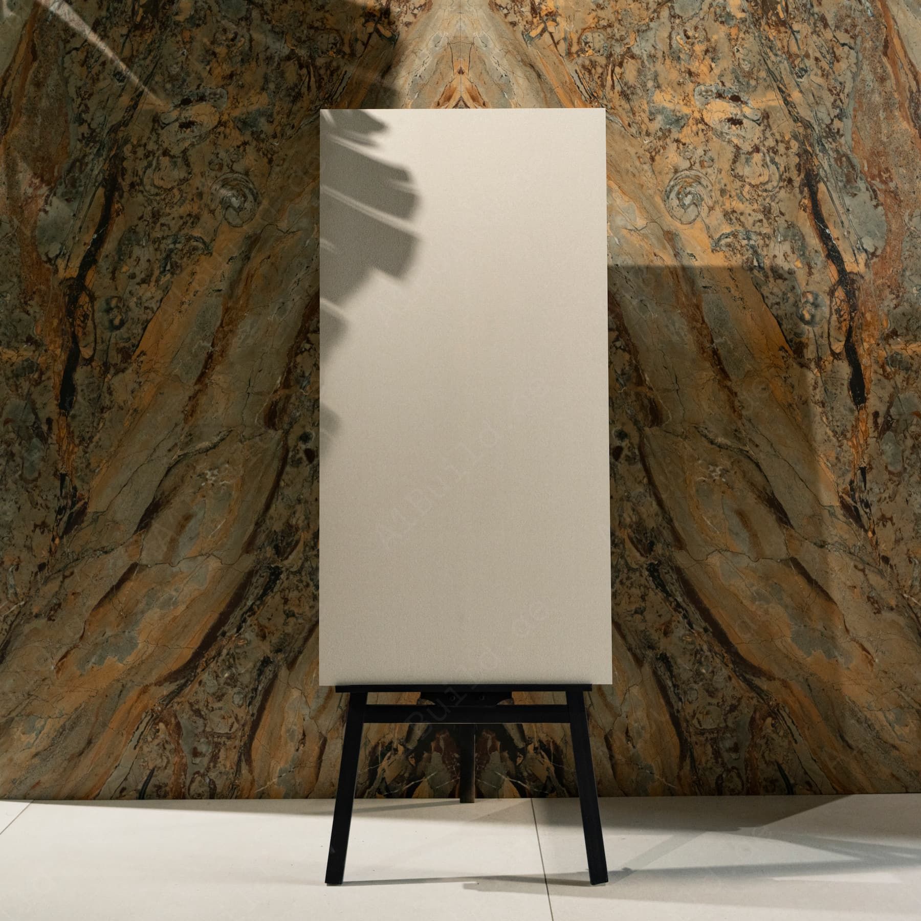 Premium Smooth Beige matt porcelain tile 60x120. Durable large format floor and wall tile with elegant neutral tone, perfect for modern residential and commercial interiors.