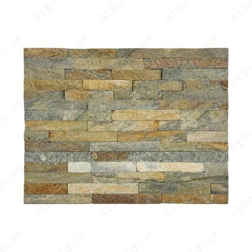Premium Starlit Quartz Wall Cladding in Rust Army Green & Rust Moss Green. Durable stone finish with rich textures for elegant, modern, and classic interiors.